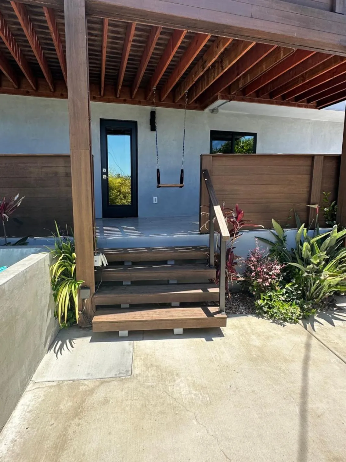 Patio in Contemporary Ocean Sunset Views with Firepit Pt Loma close to PLNU