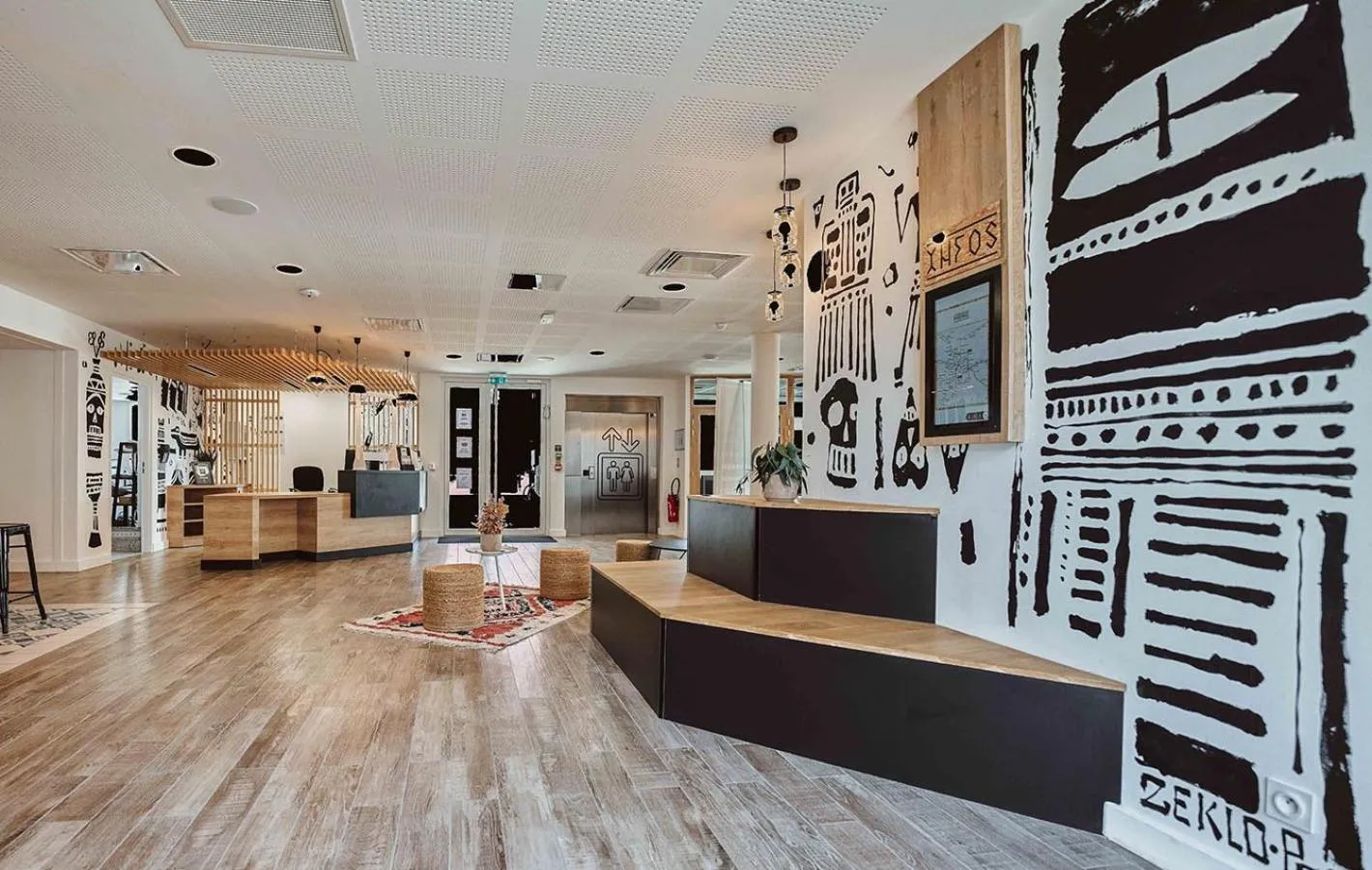 Lobby or reception in Kabane Montpellier