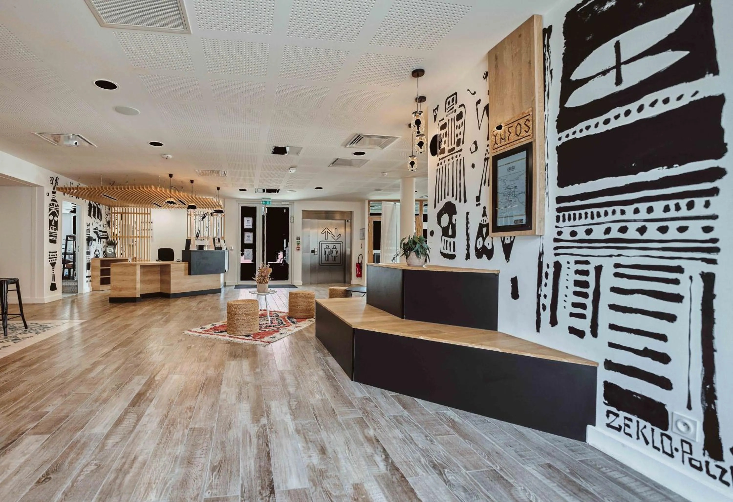 Lobby or reception in Kabane Montpellier
