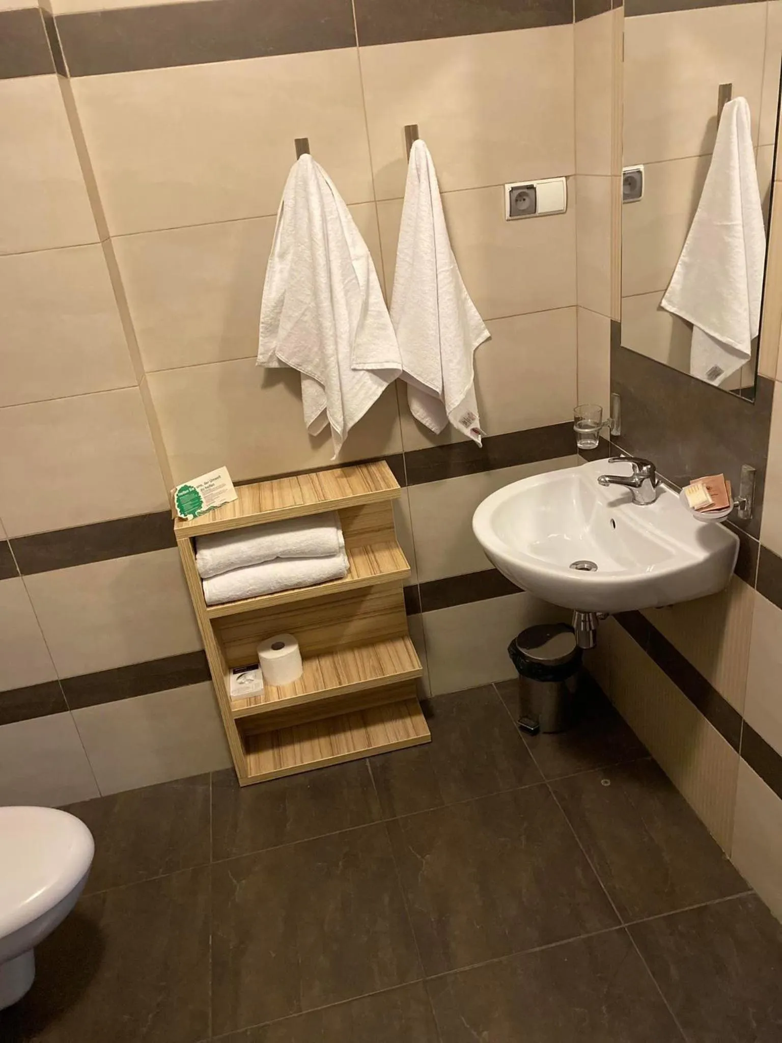 Shower in Hotel Alpex