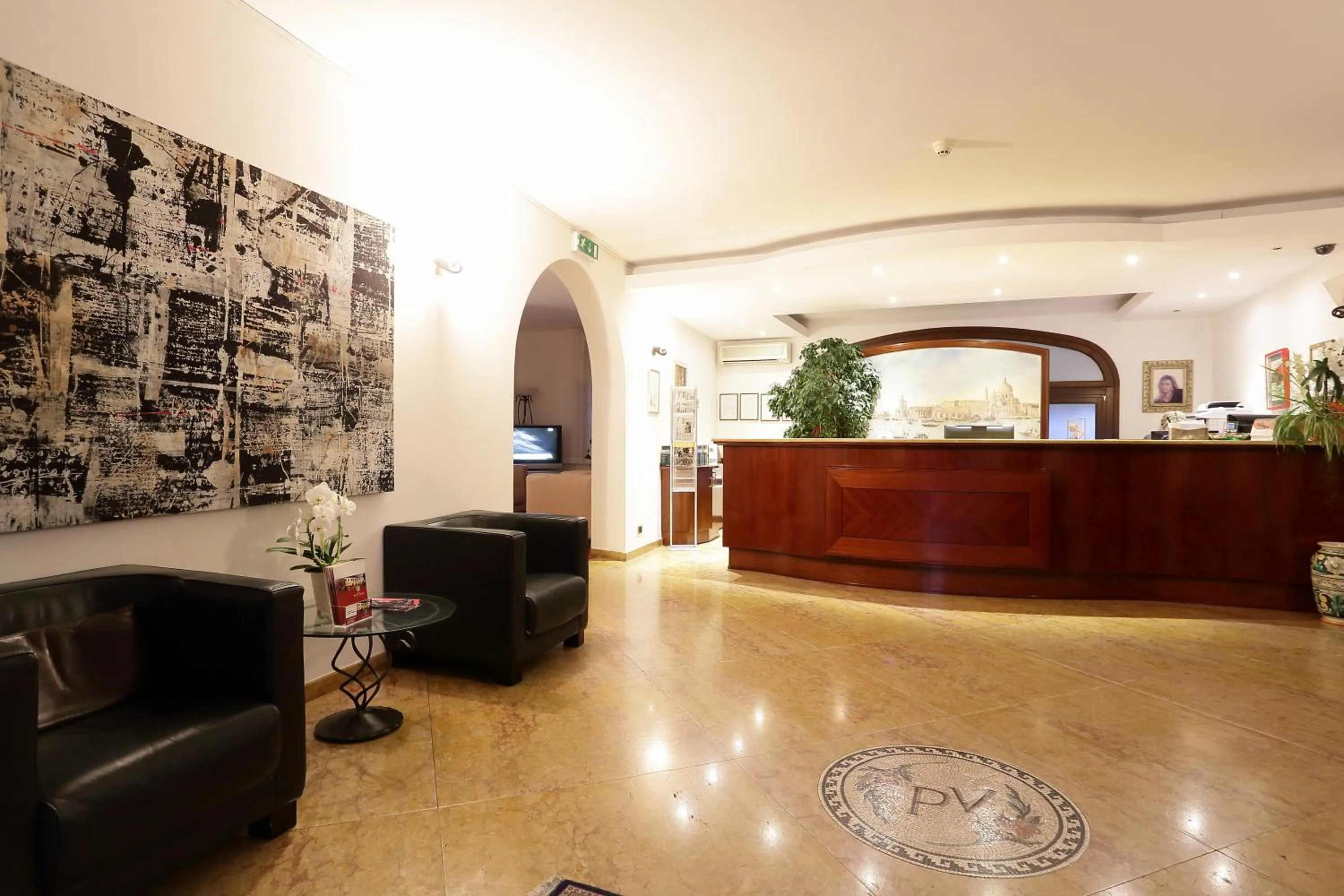 Lobby or reception in Hotel Prata Verde