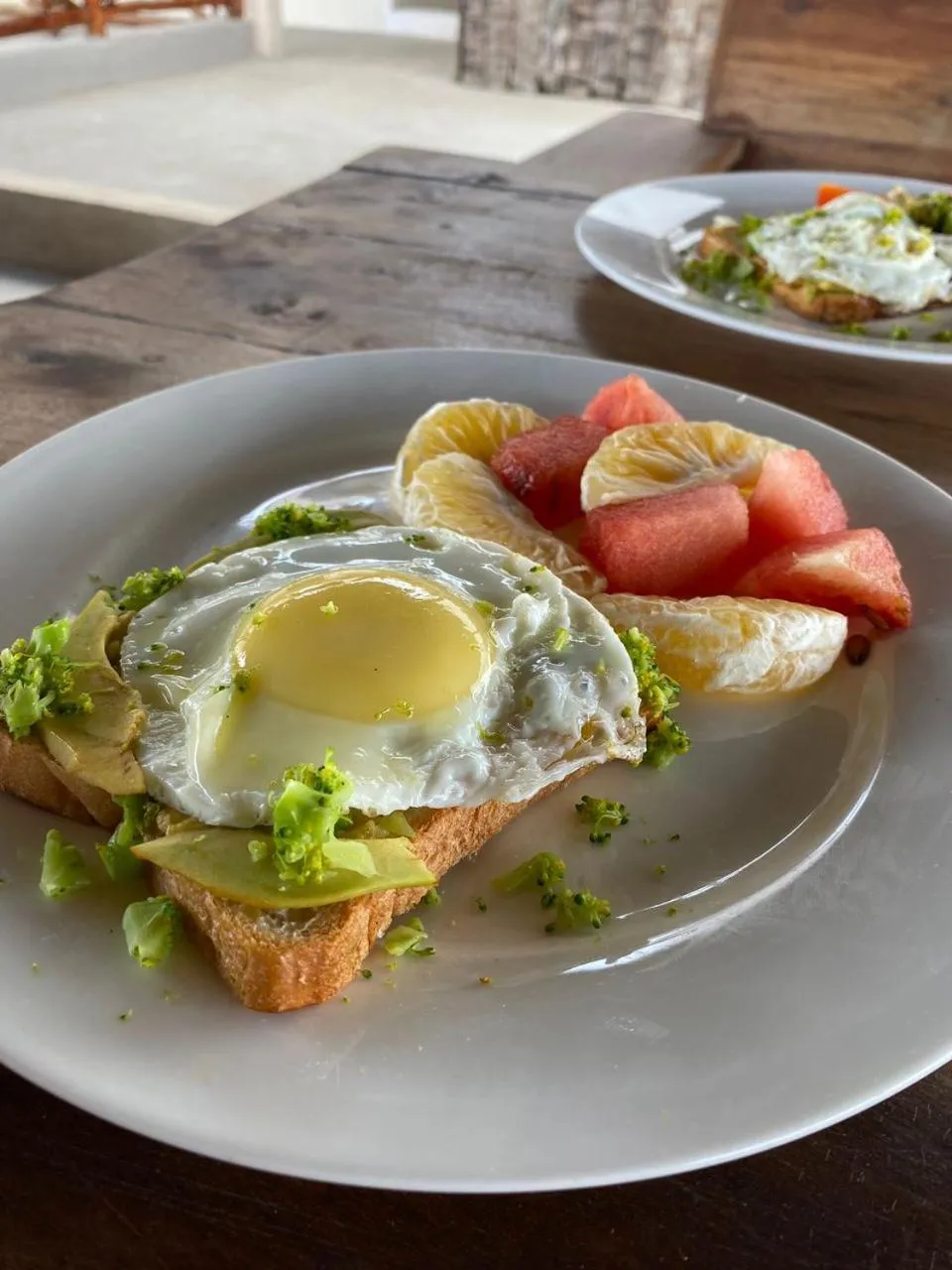 Food in Ocean Breeze Hotel