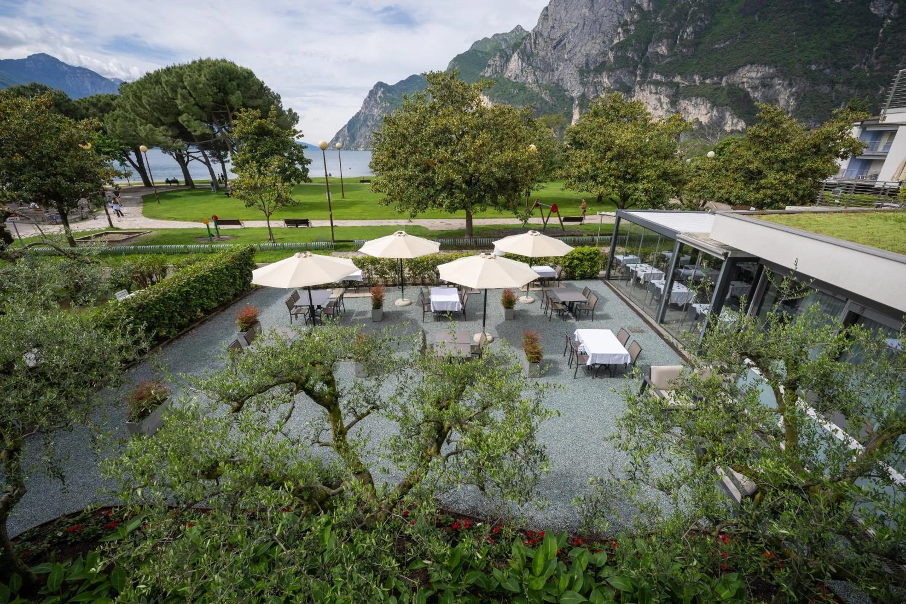 Garden view in Hotel Bellariva