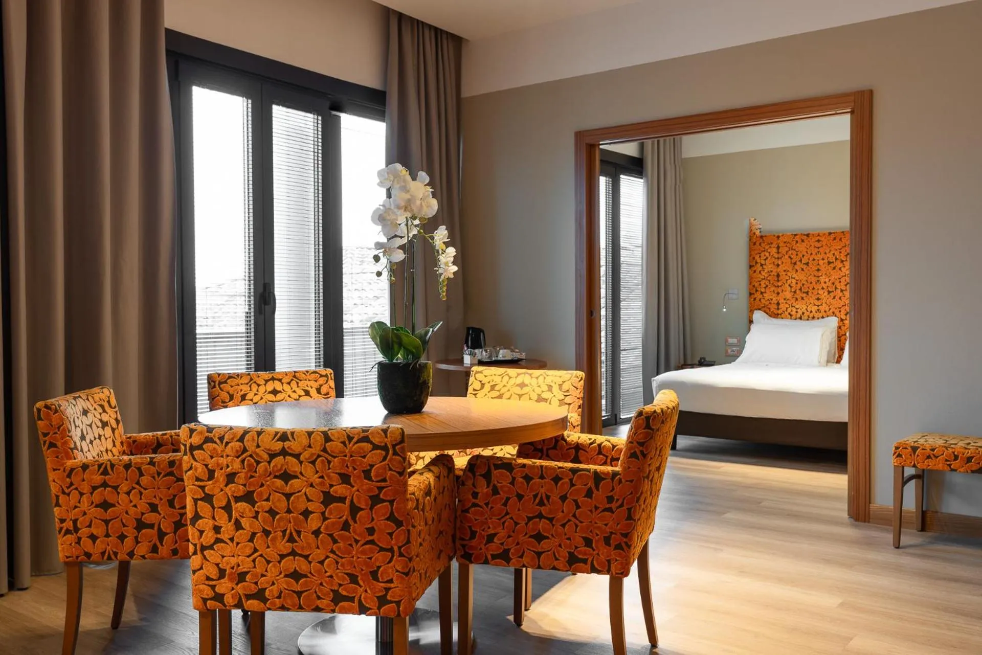 Seating area, Bed in Là Di Moret