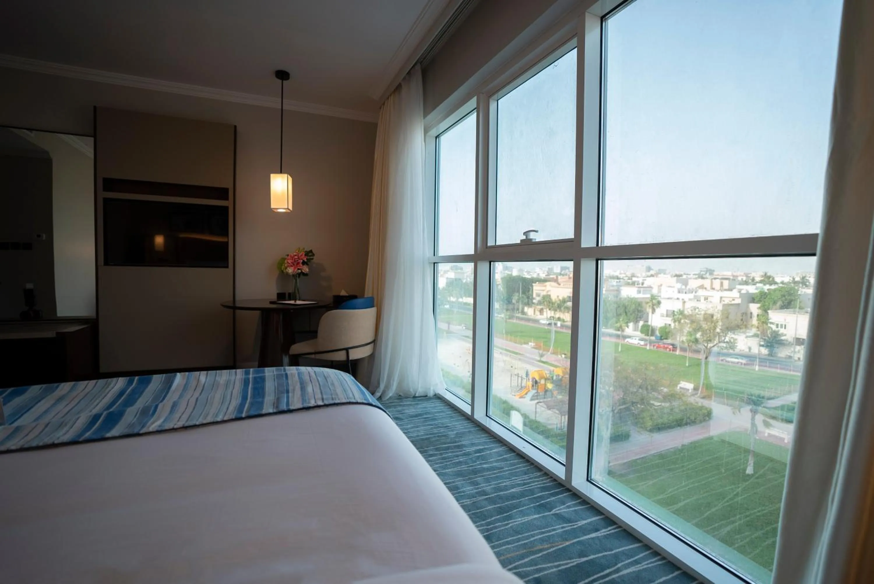 Photo of the whole room, Bed in Prime Al Corniche Hotel