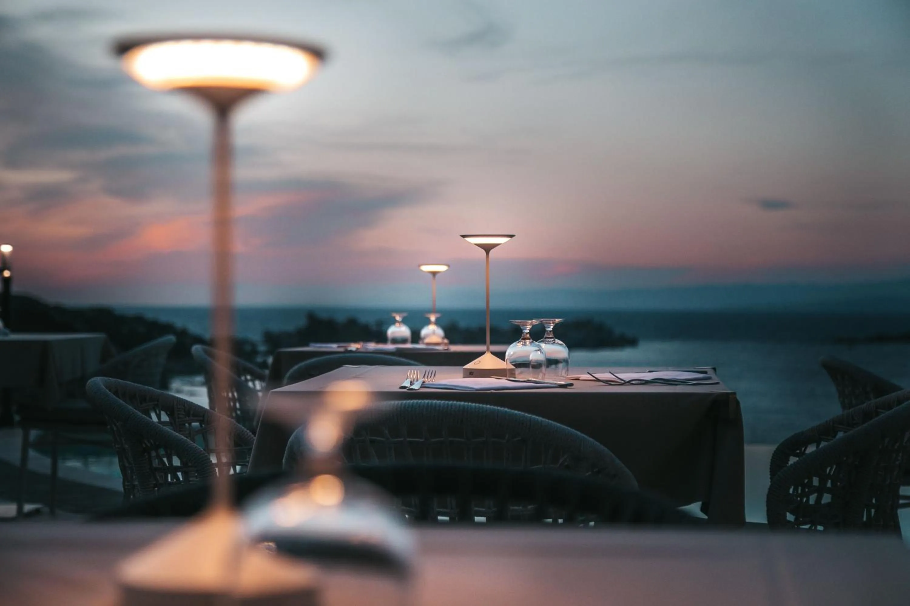 Sunset in Hotel Moresco