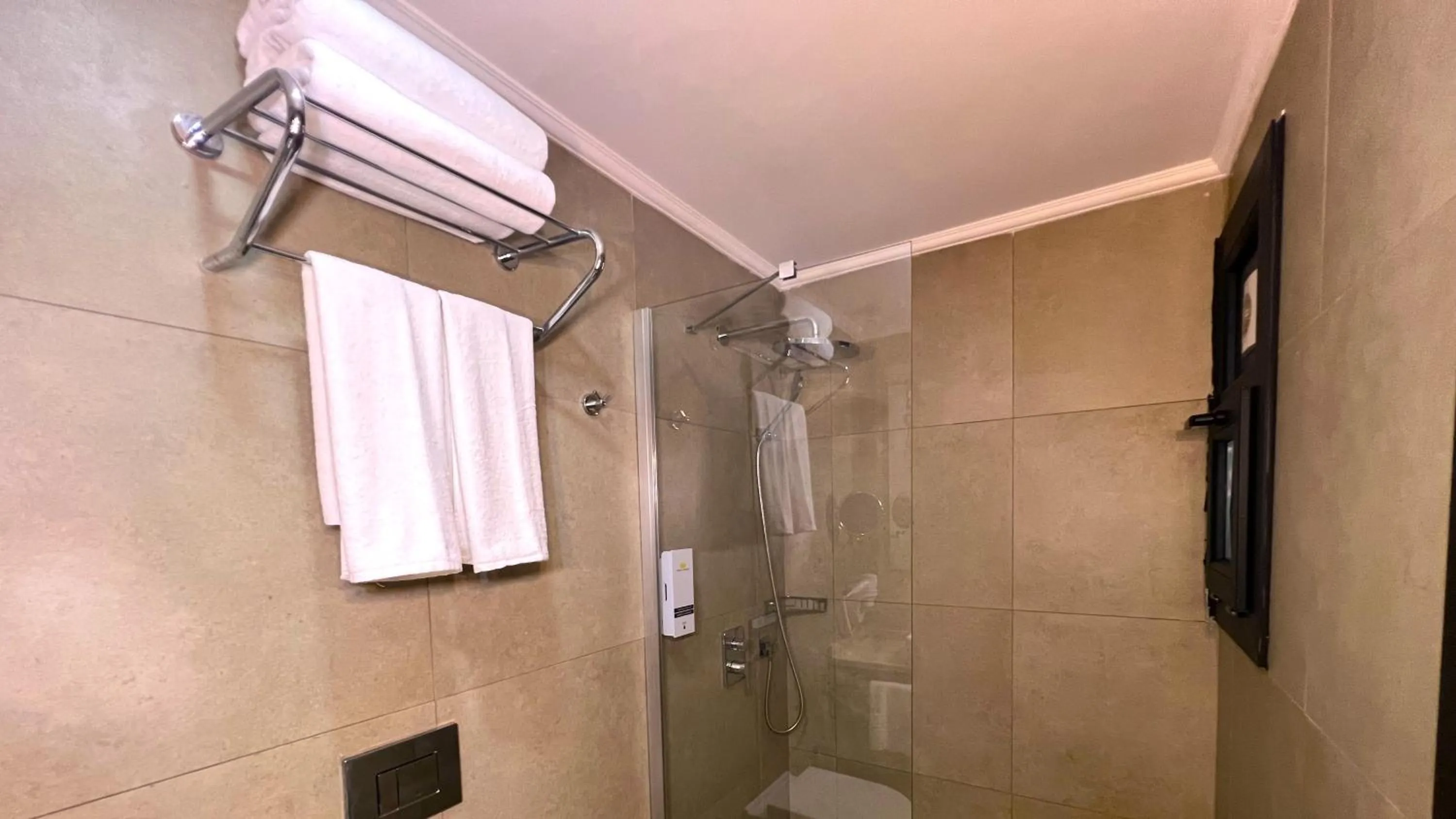 Shower in Crown Salamis Hotel