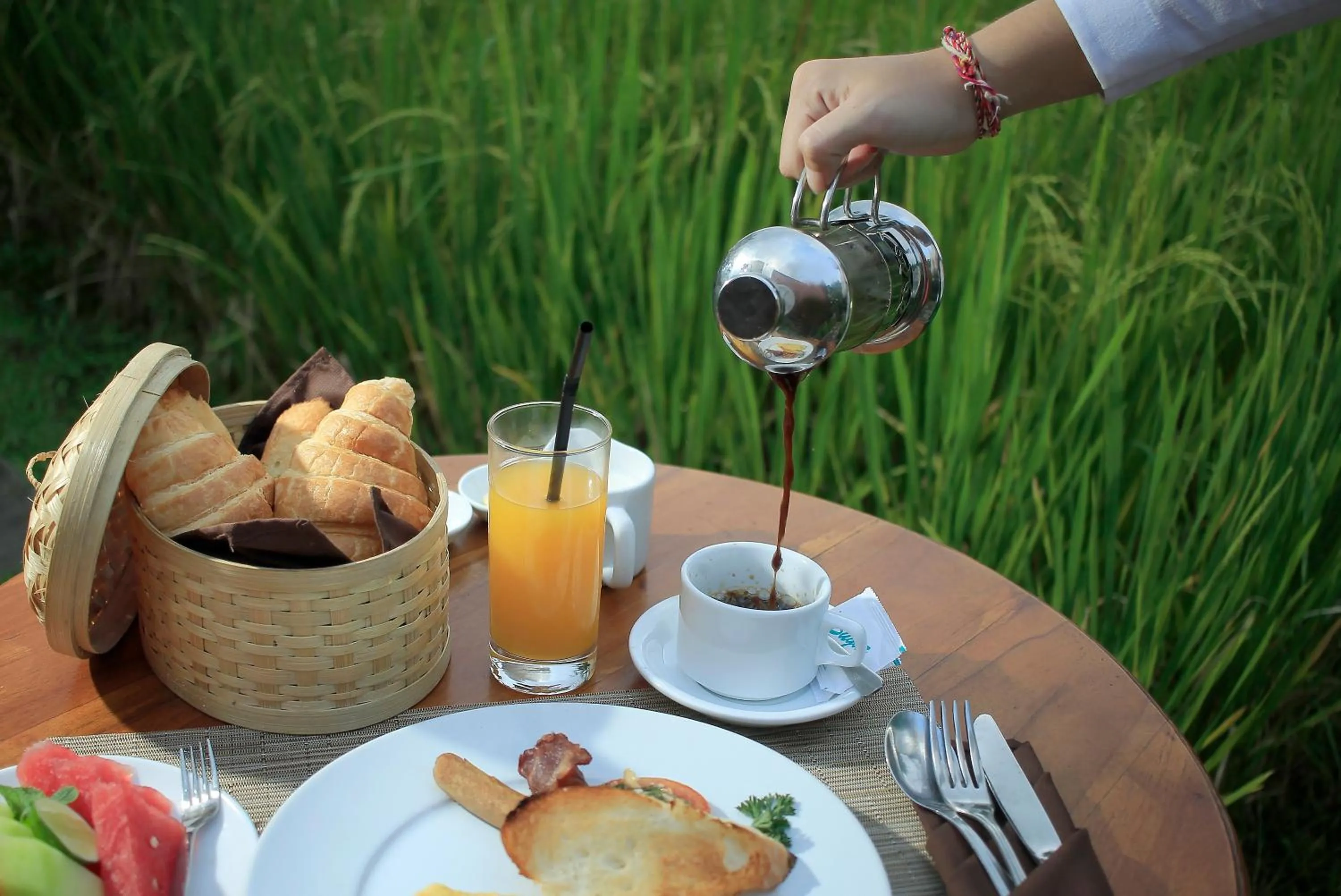Breakfast in Hanaya Ubud Villa