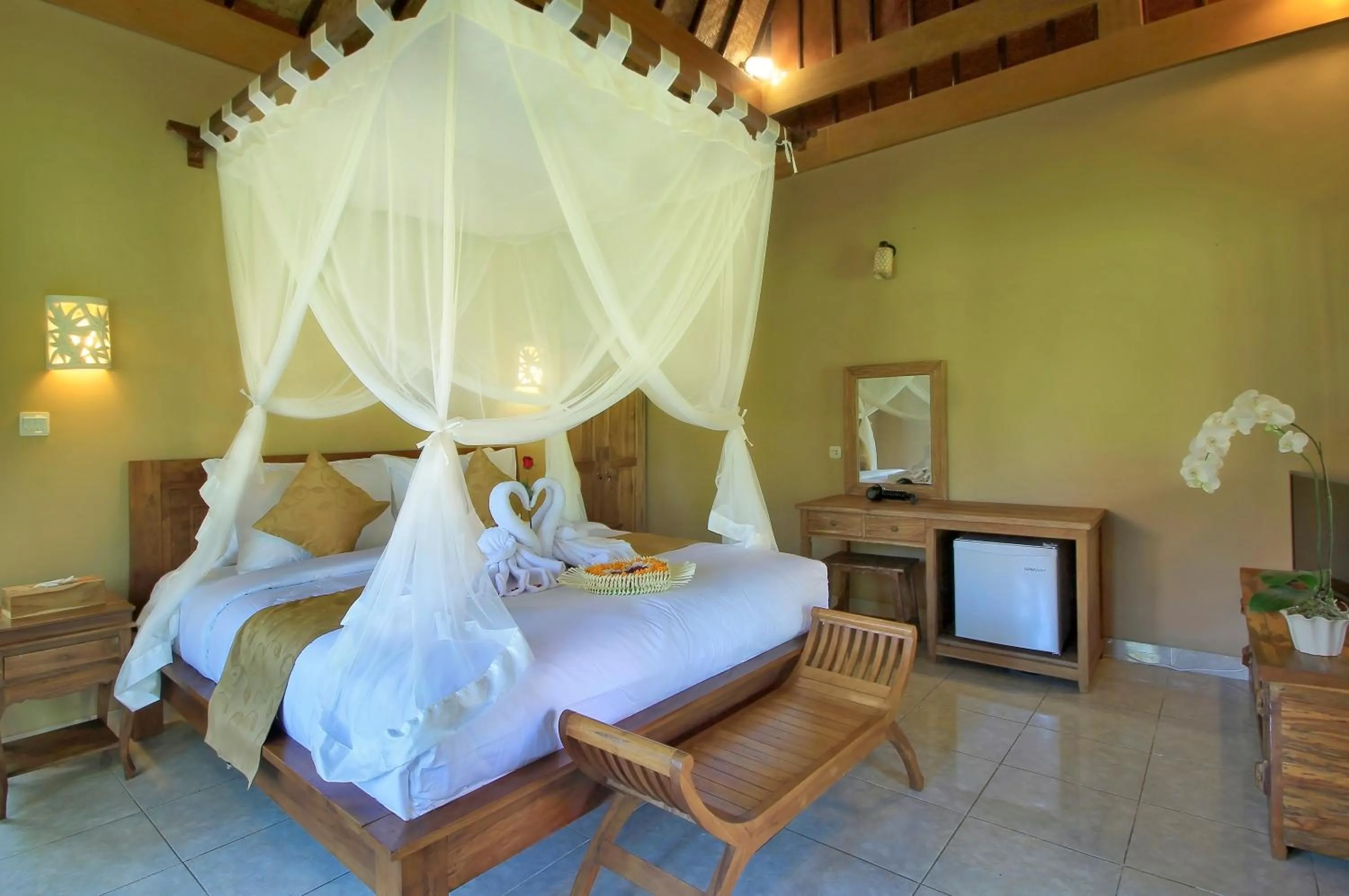 Bedroom, Bed in Hanaya Ubud Villa