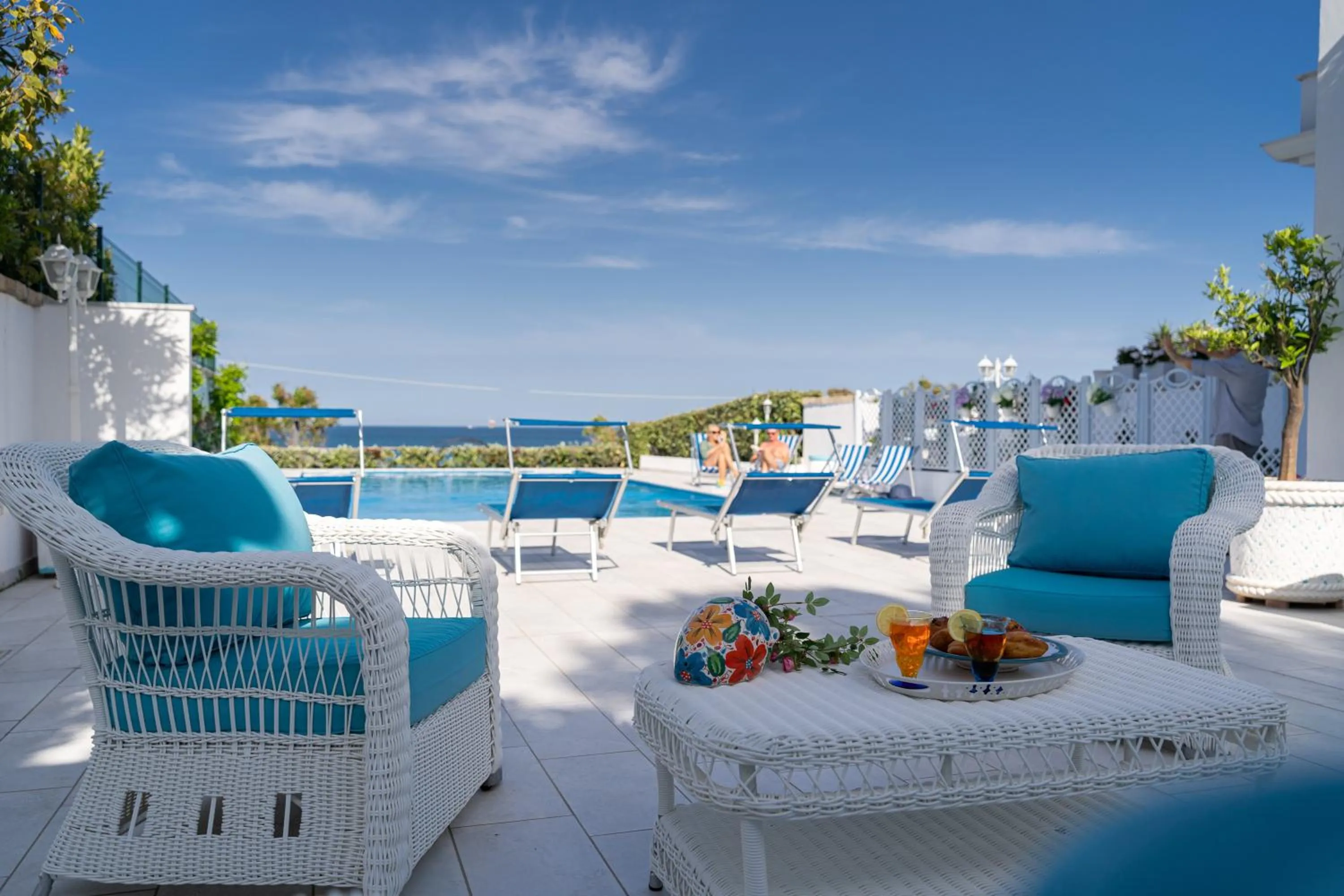 Patio in Almaré B&B