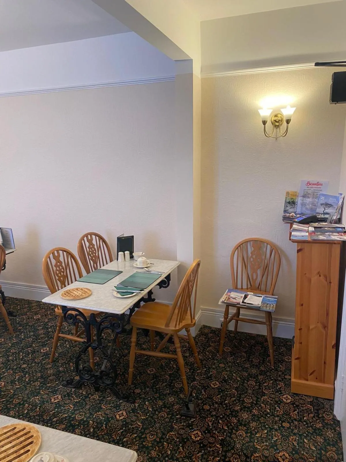 Dining area in Landguard Lodge Guest House