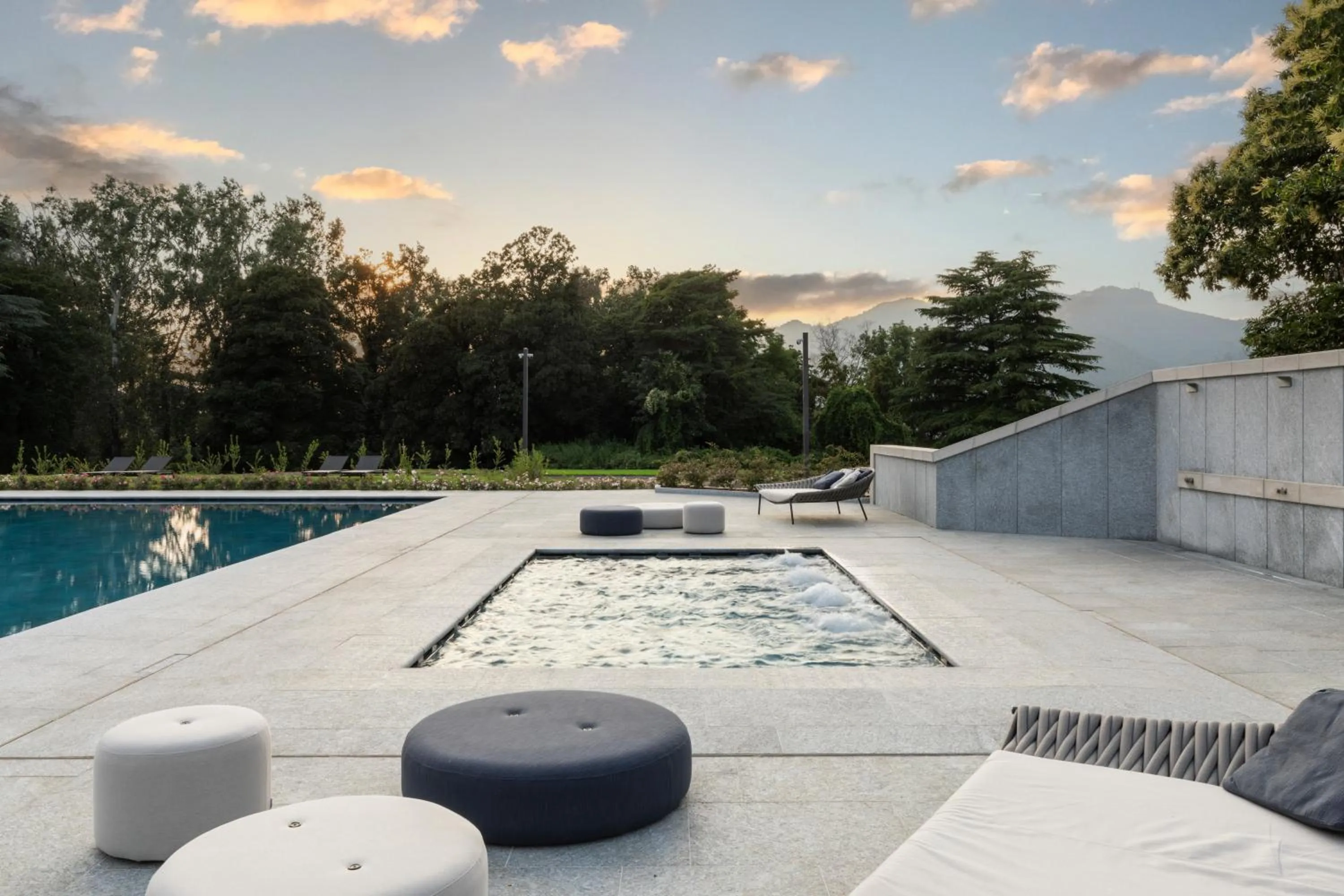 Swimming pool in Palace Grand Hotel Varese