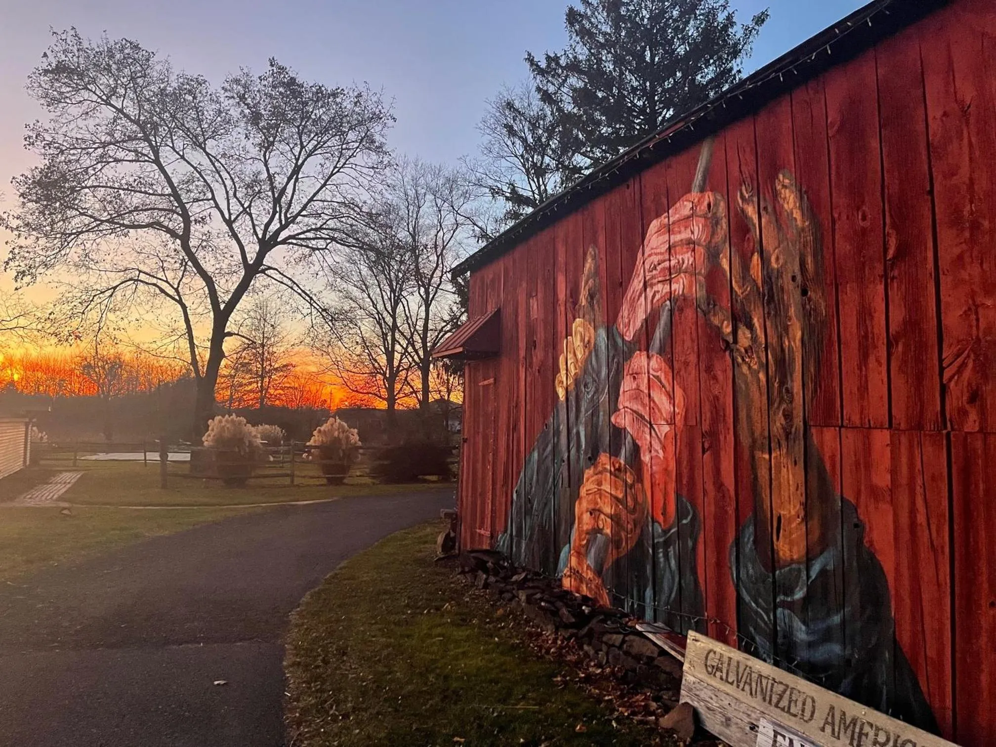 Property building in Galvanized America Inn & Art Gallery