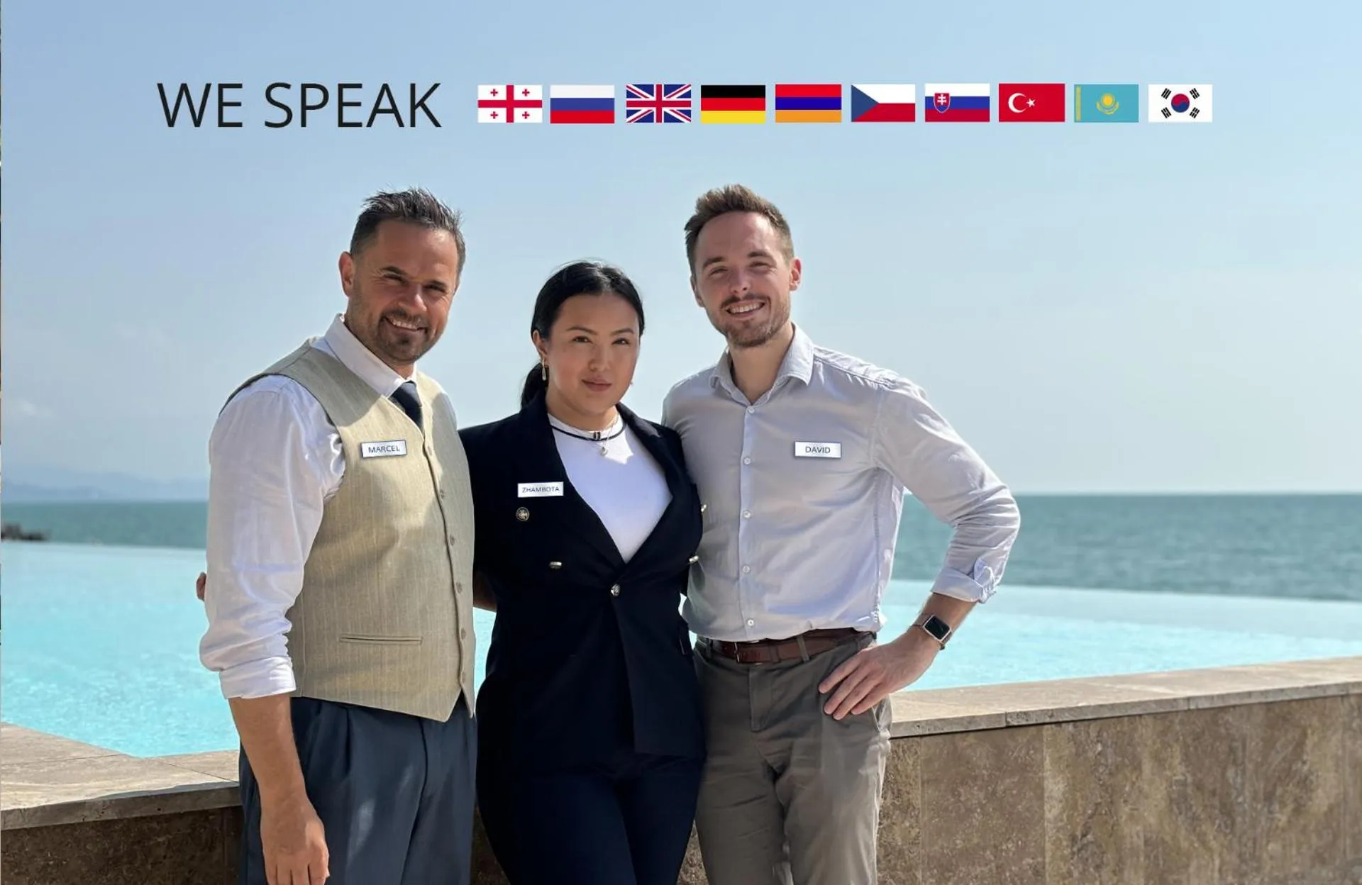 Staff in Miramare Magnetic Beach Hotel