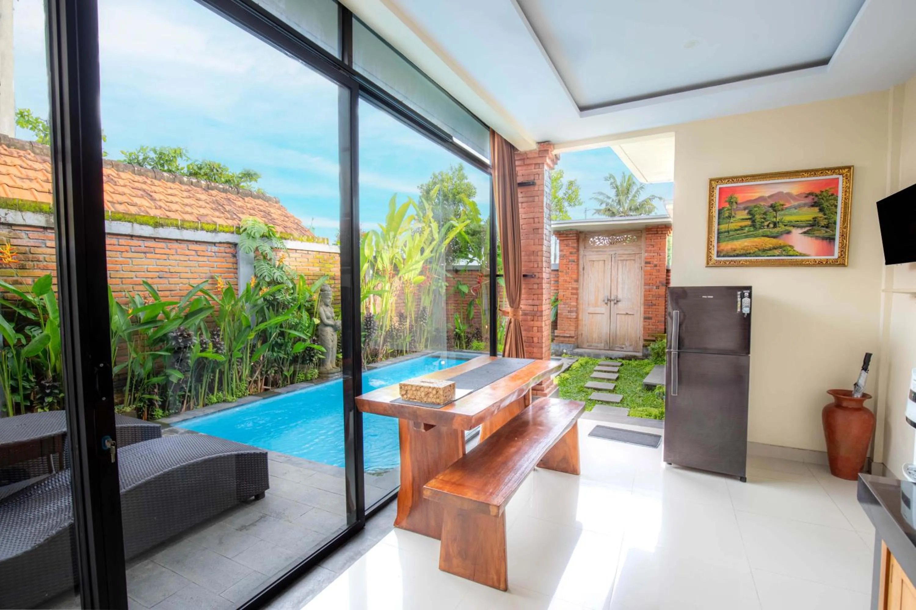 Patio in Ubud Mayura Private Pool Villa