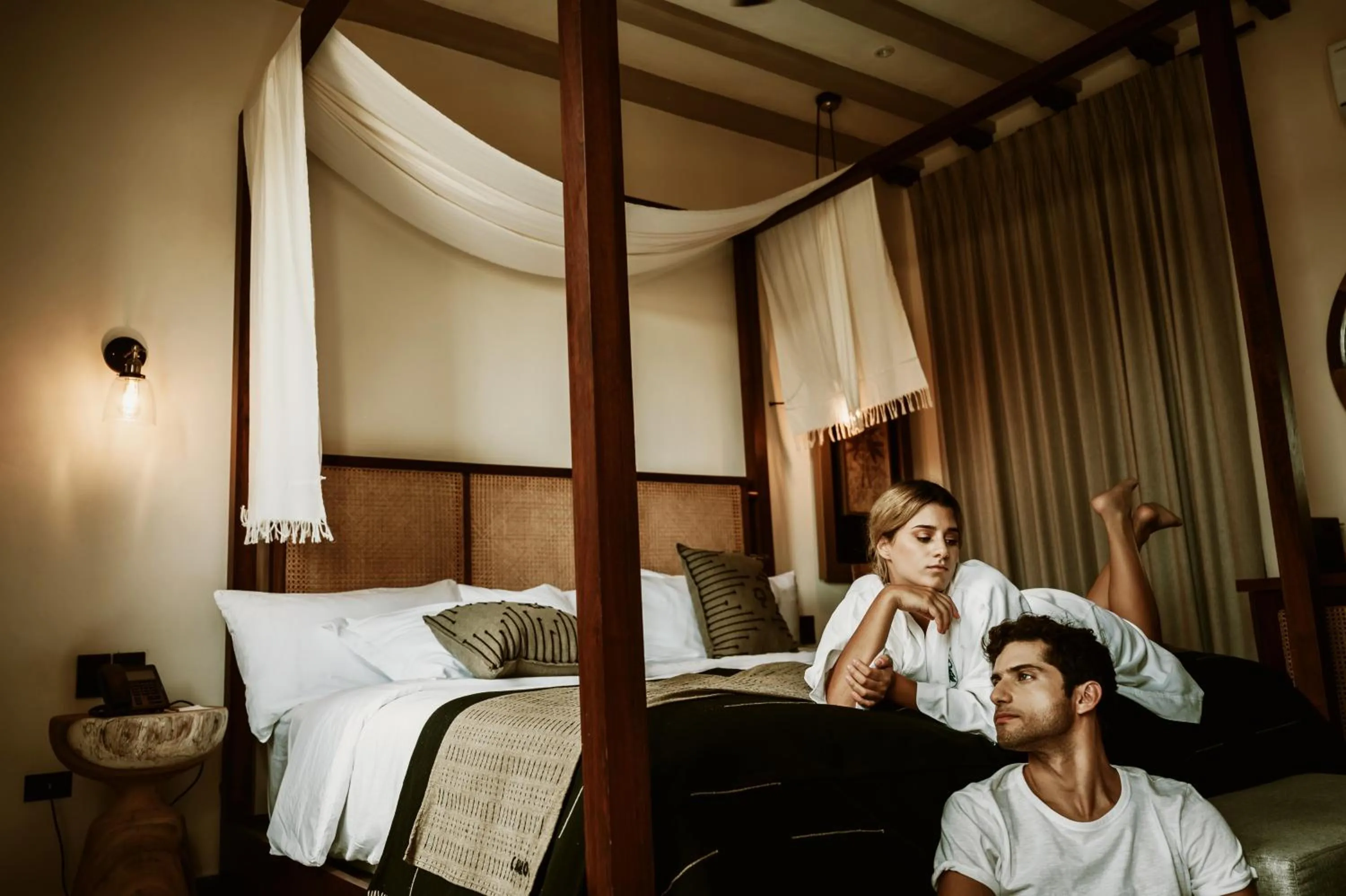 Bed in CIGNO HOTEL BOUTIQUE- Adults Only