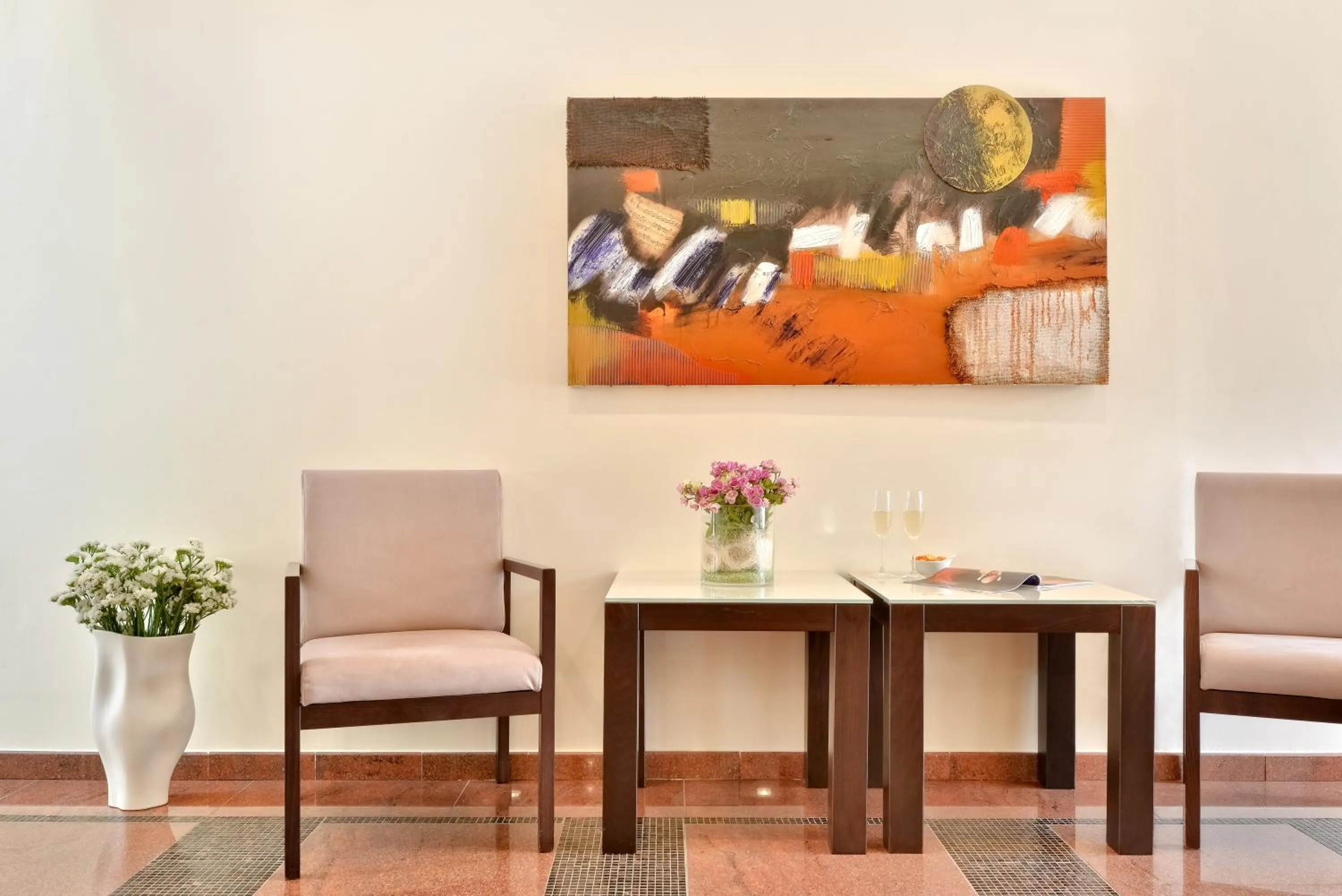 Lobby or reception in Hotel Mareluna