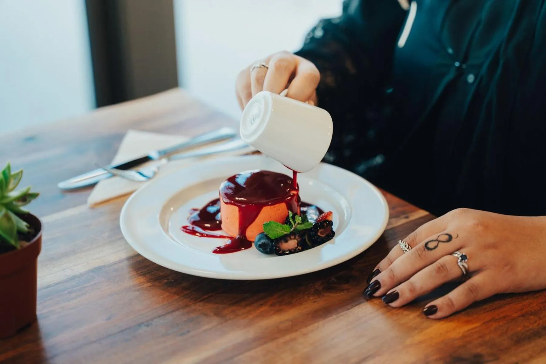 Food close-up in Bab Al Nojoum Al Mugheirah