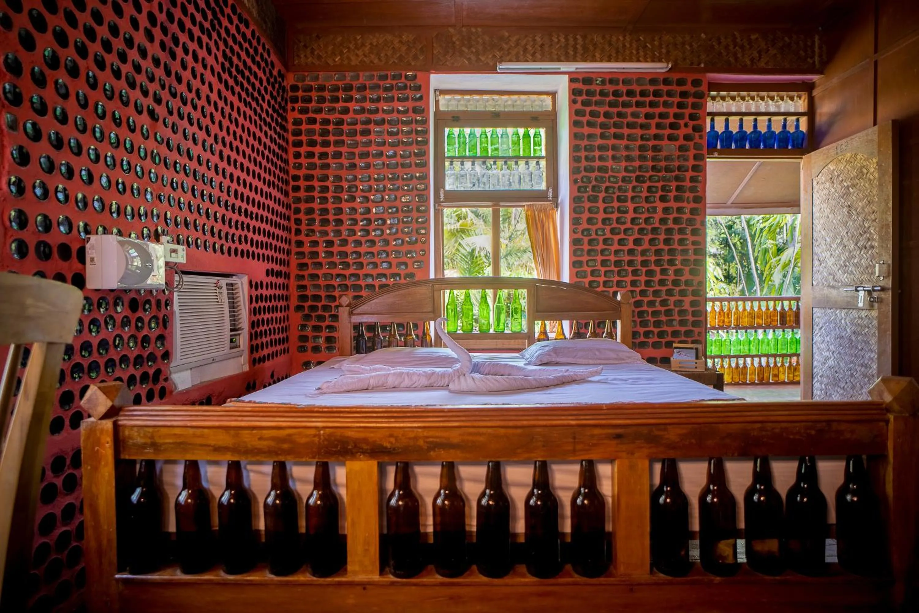 Bed in Palm Grove Eco Resort