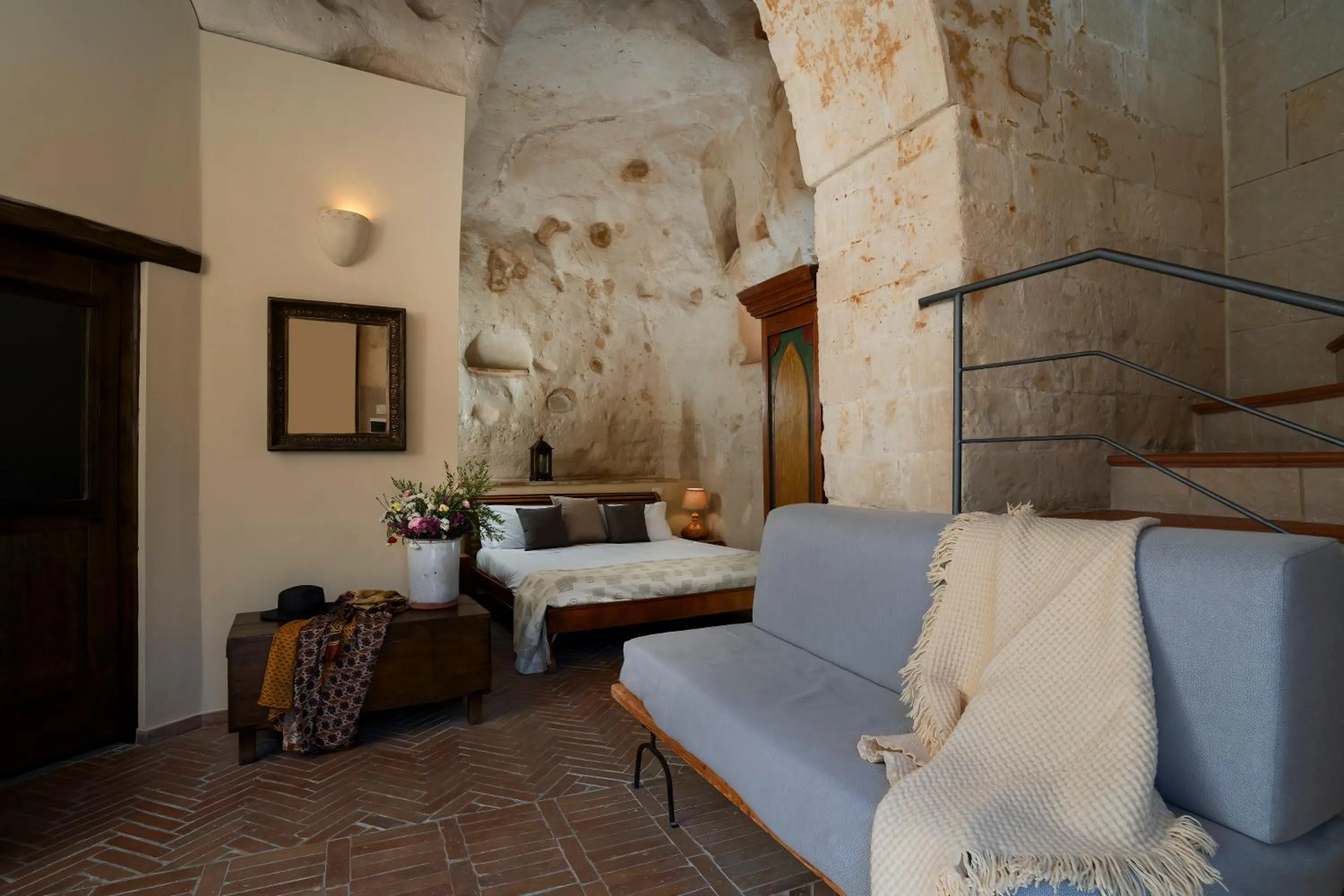 Bedroom, Bed in Locanda Di San Martino Hotel & Thermae Romanae