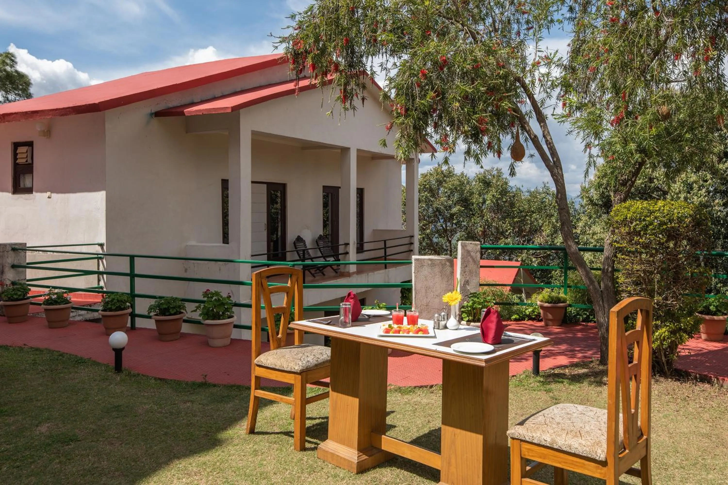 Balcony/Terrace in Binsar Eco Resort, Binsar - Uttarakhand