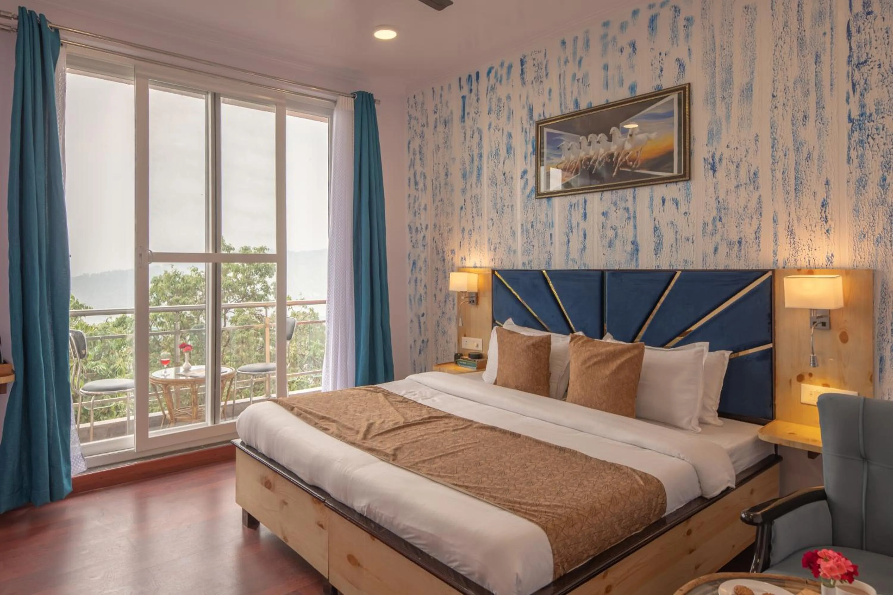 Bedroom, Bed in Binsar Eco Resort, Binsar - Uttarakhand