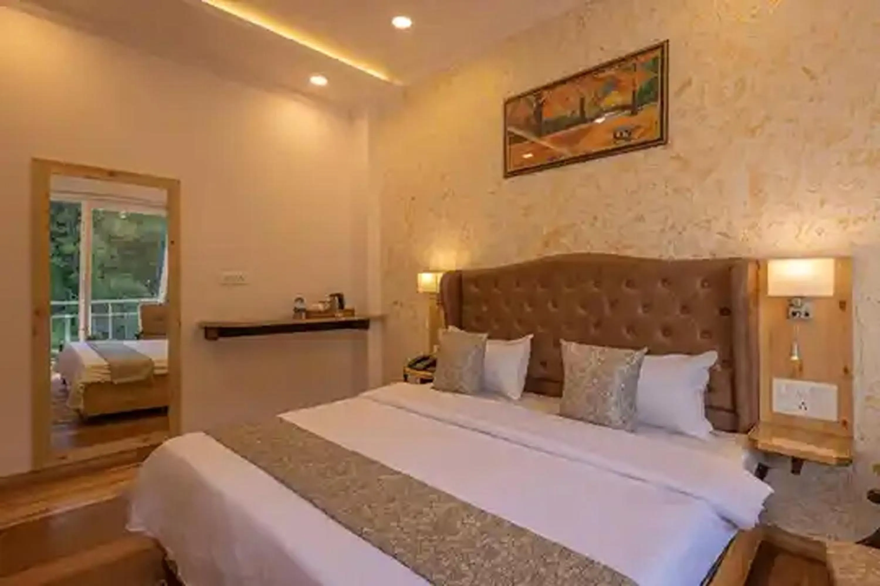 Bed in Binsar Eco Resort, Binsar - Uttarakhand