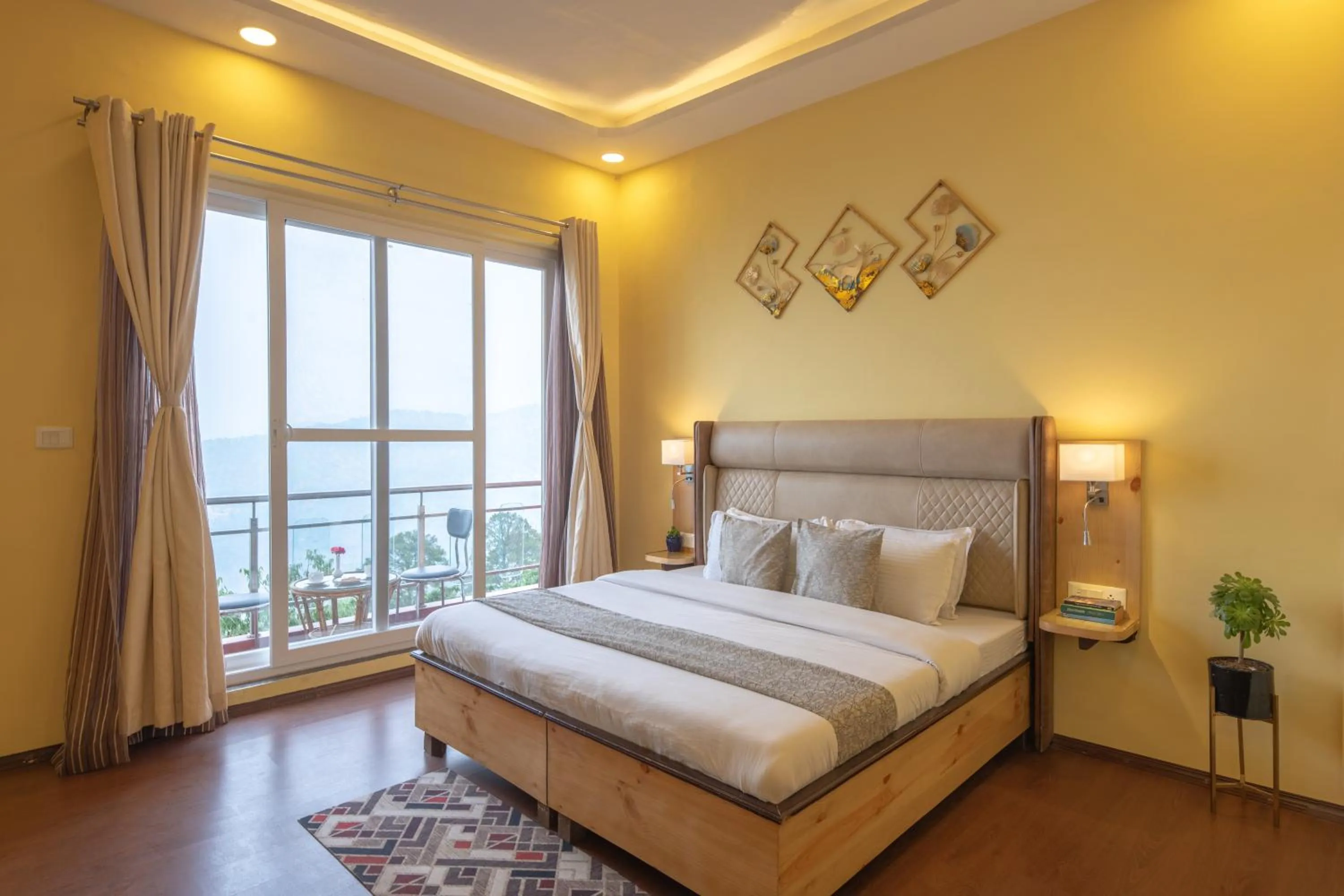 Bed in Binsar Eco Resort, Binsar - Uttarakhand