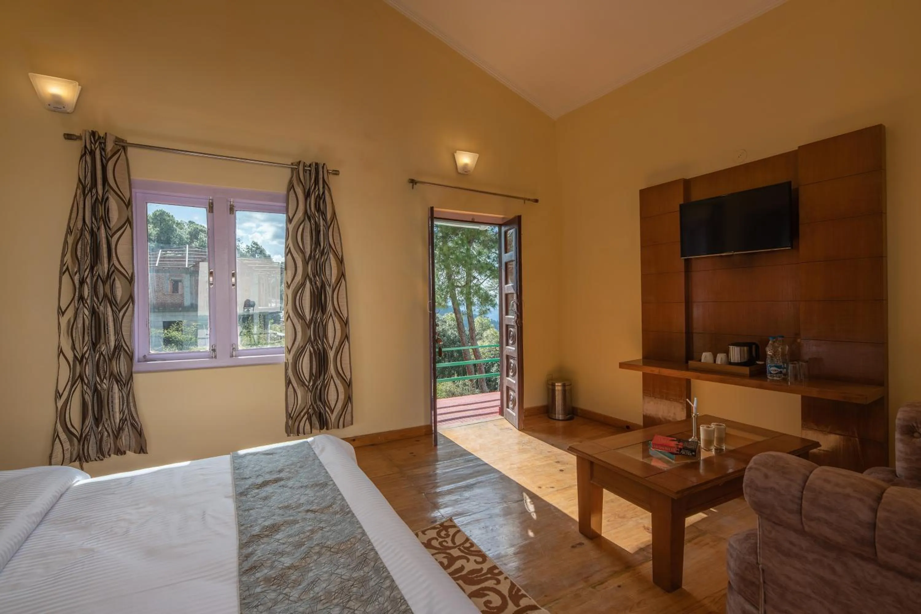 Bed in Binsar Eco Resort, Binsar - Uttarakhand