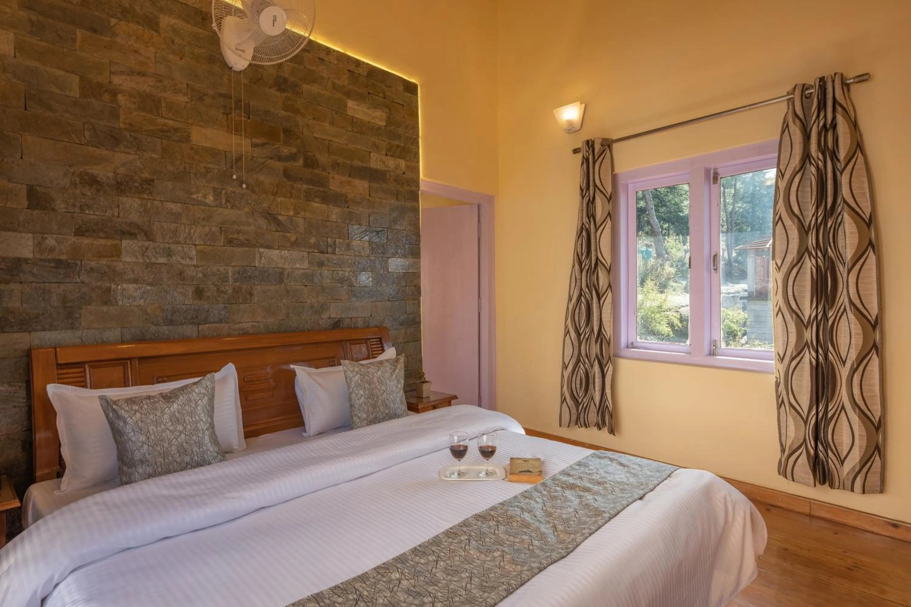 Bed in Binsar Eco Resort, Binsar - Uttarakhand
