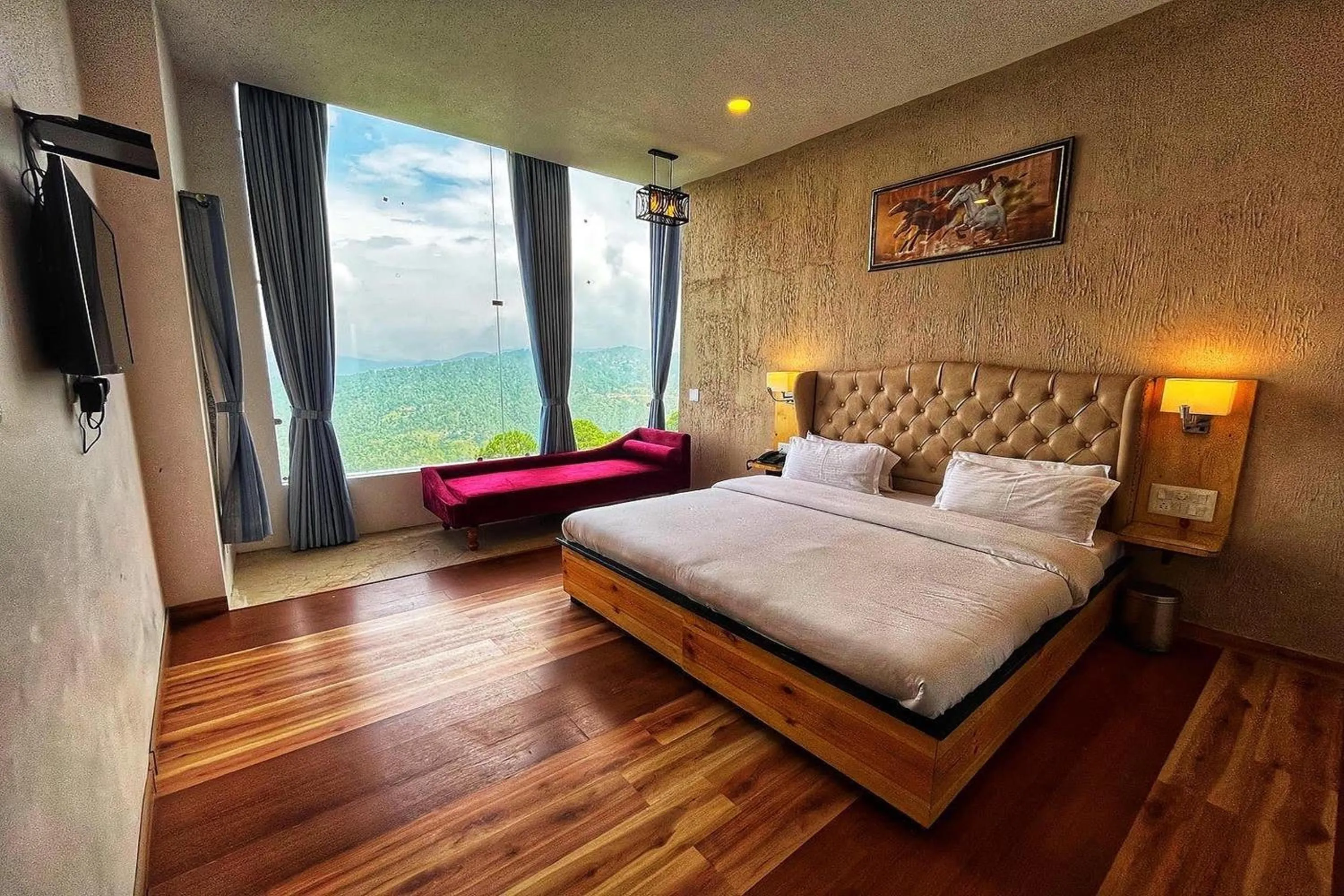 Bed in Binsar Eco Resort, Binsar - Uttarakhand