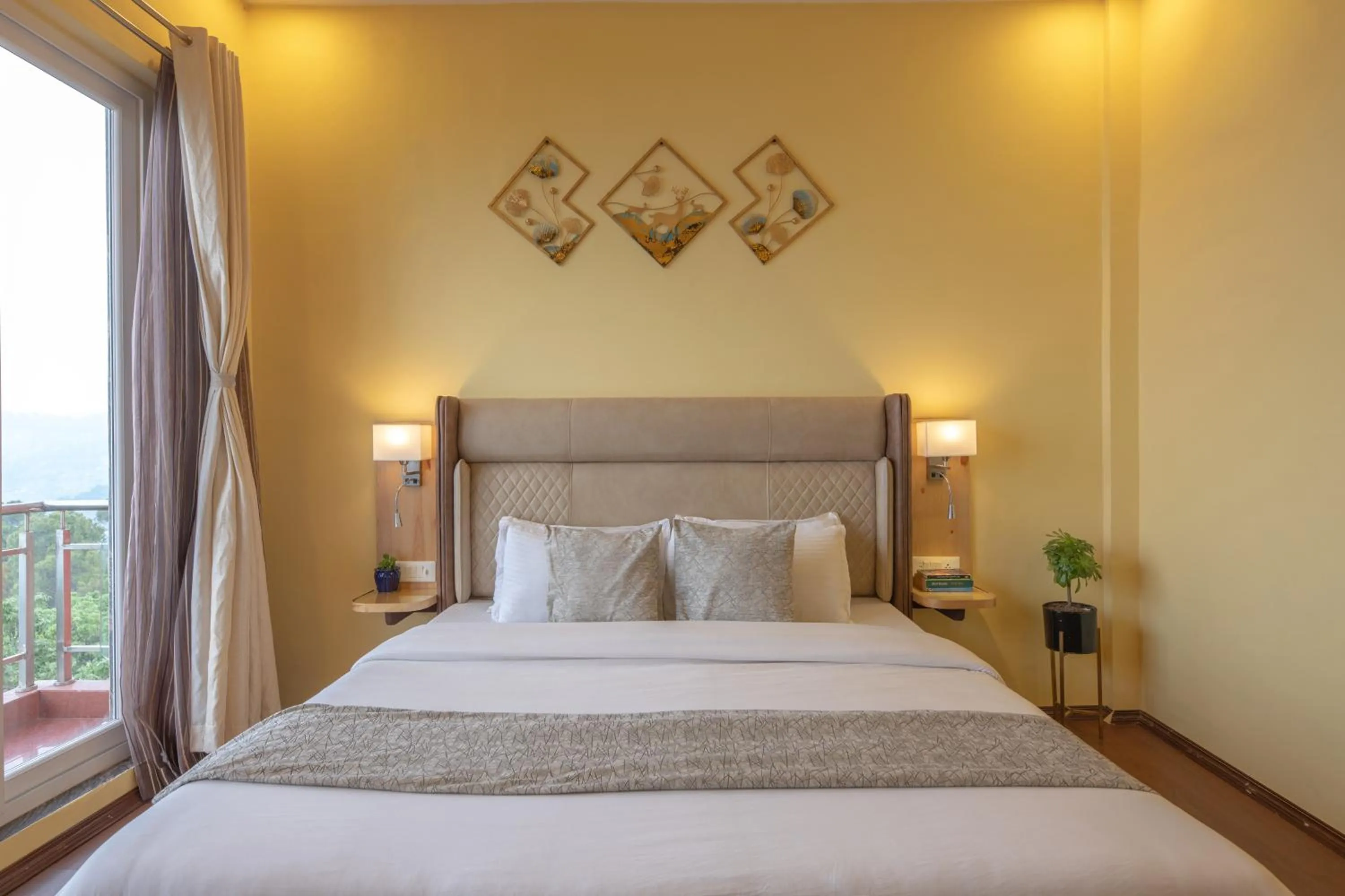 Bed in Binsar Eco Resort, Binsar - Uttarakhand