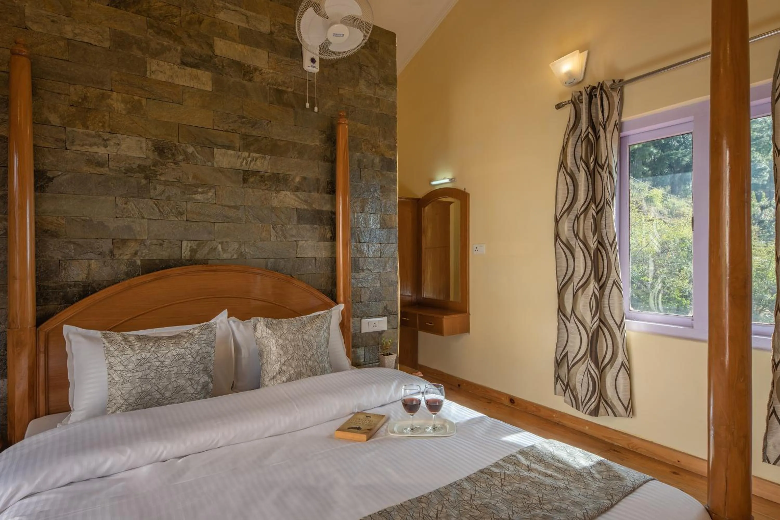 Bed in Binsar Eco Resort, Binsar - Uttarakhand