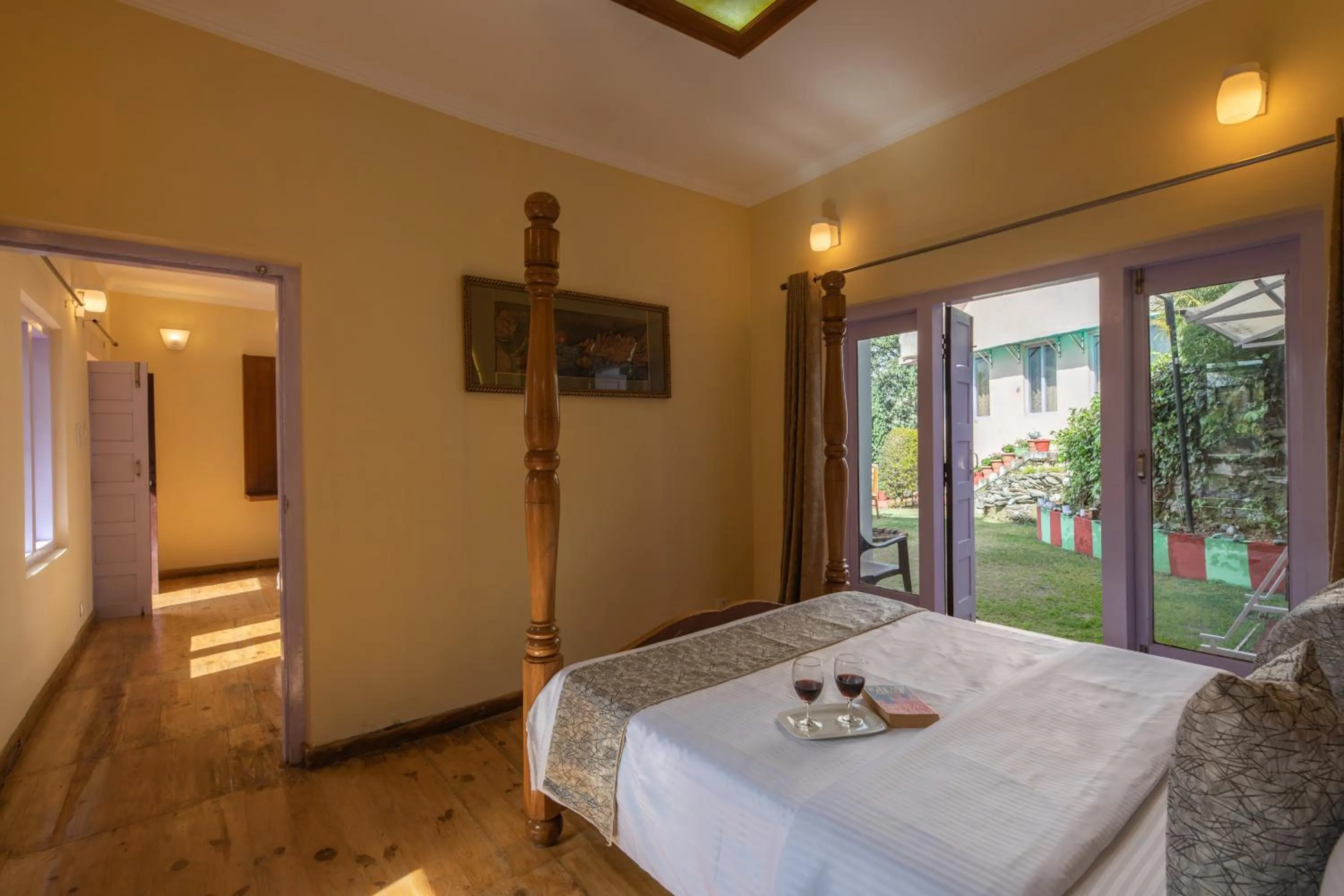 Bedroom, Bed in Binsar Eco Resort, Binsar - Uttarakhand