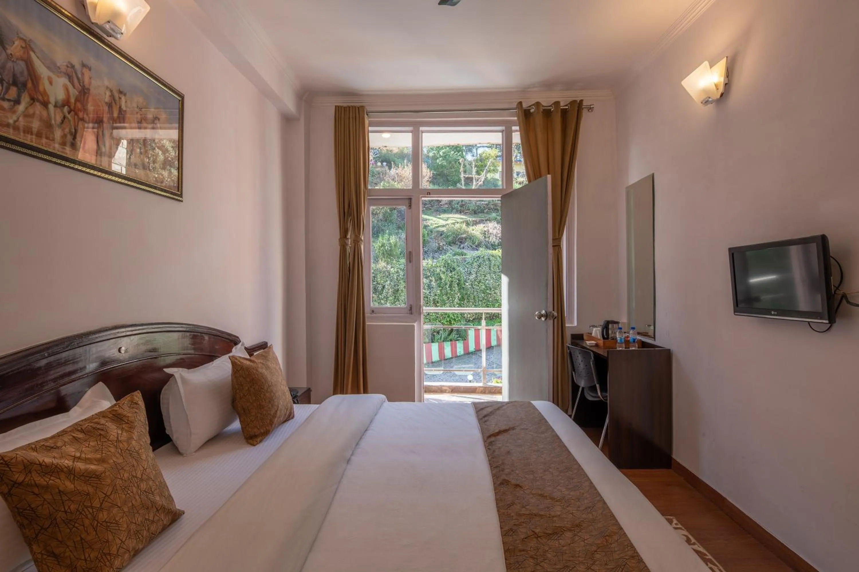 Bed in Binsar Eco Resort, Binsar - Uttarakhand