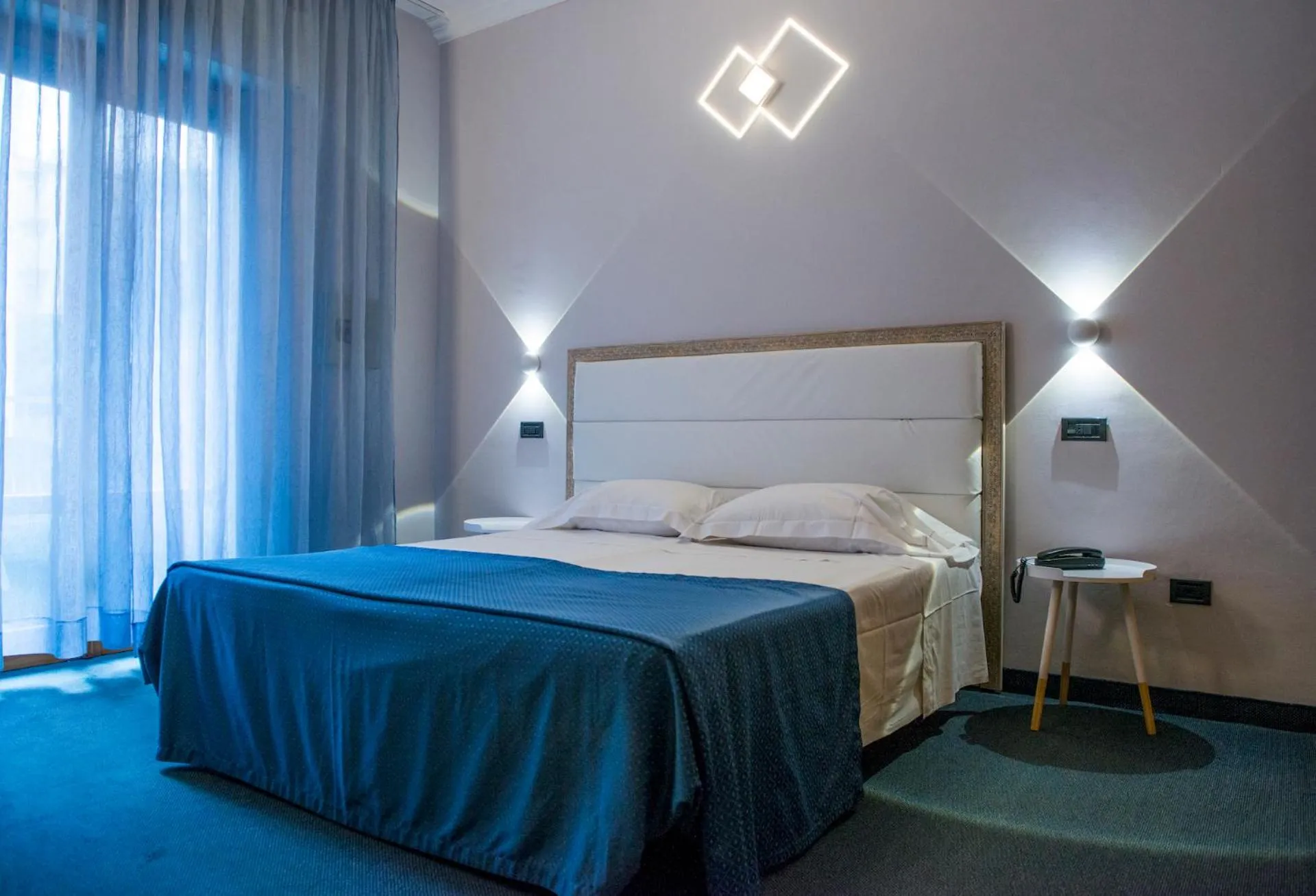 Bed in Grand Hotel Ambasciatori Wellness & Spa