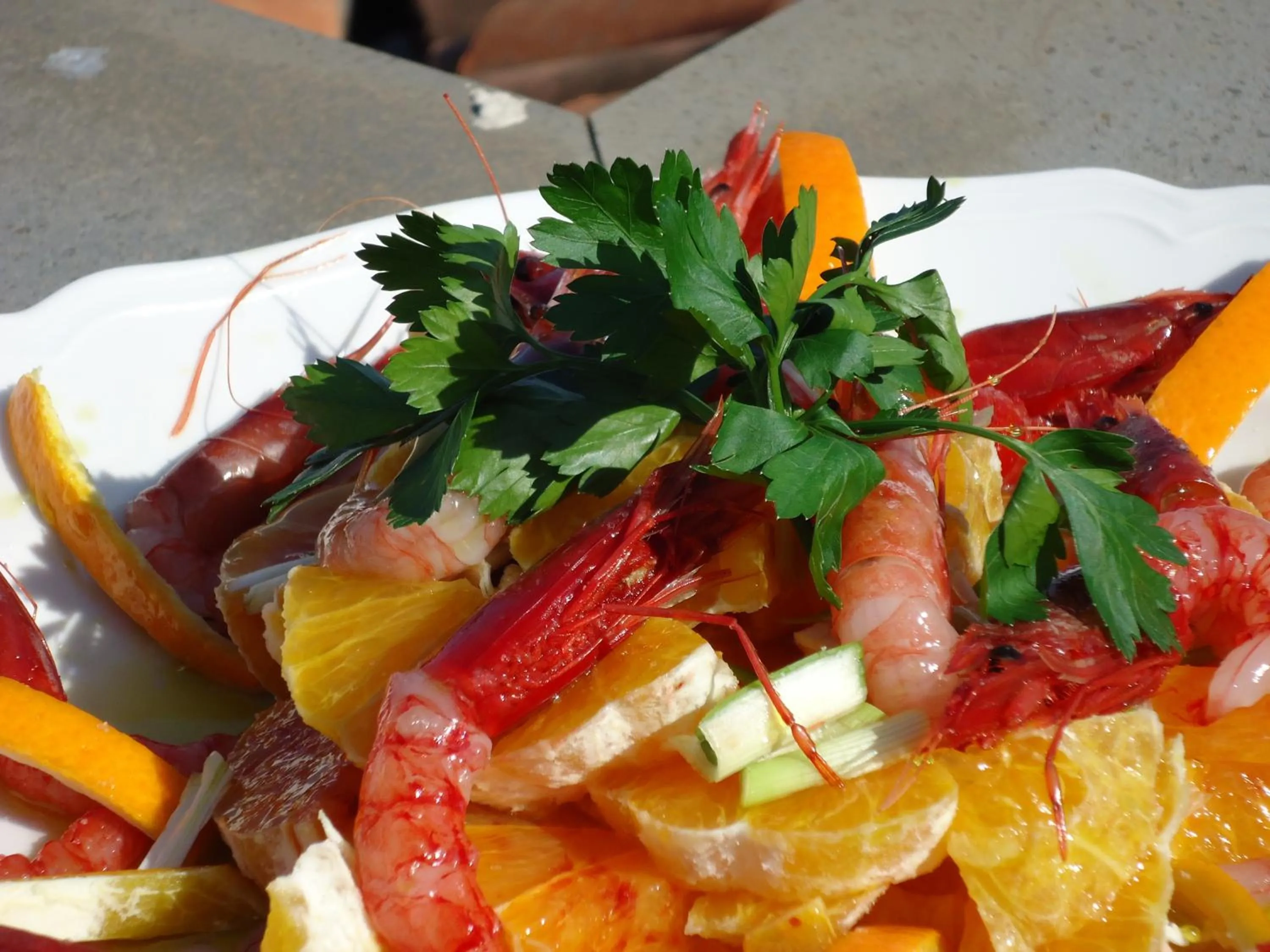 Food close-up in Santa Tecla Palace