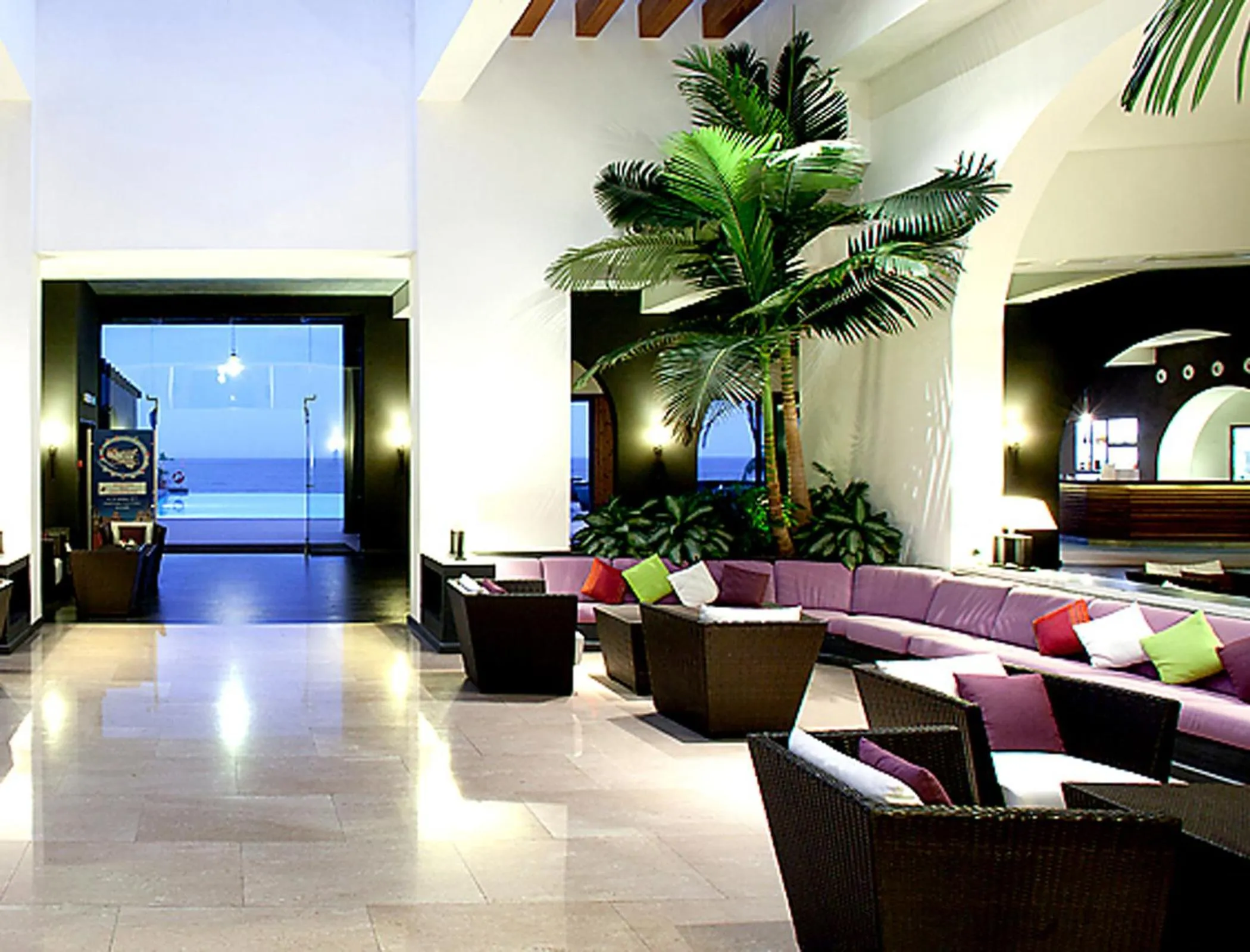 Lobby or reception in Santa Tecla Palace