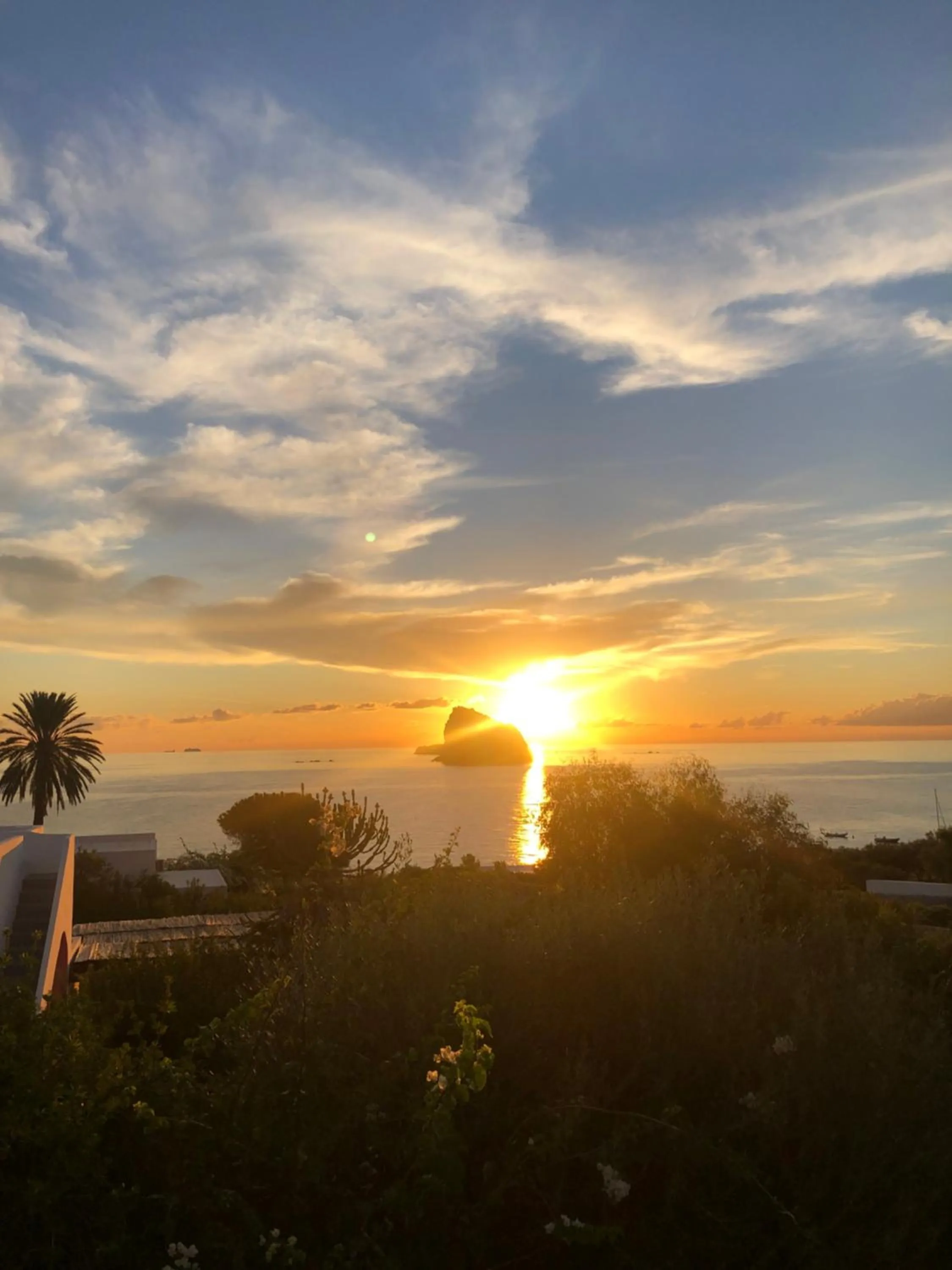 Sunrise in Hotel Lisca Bianca