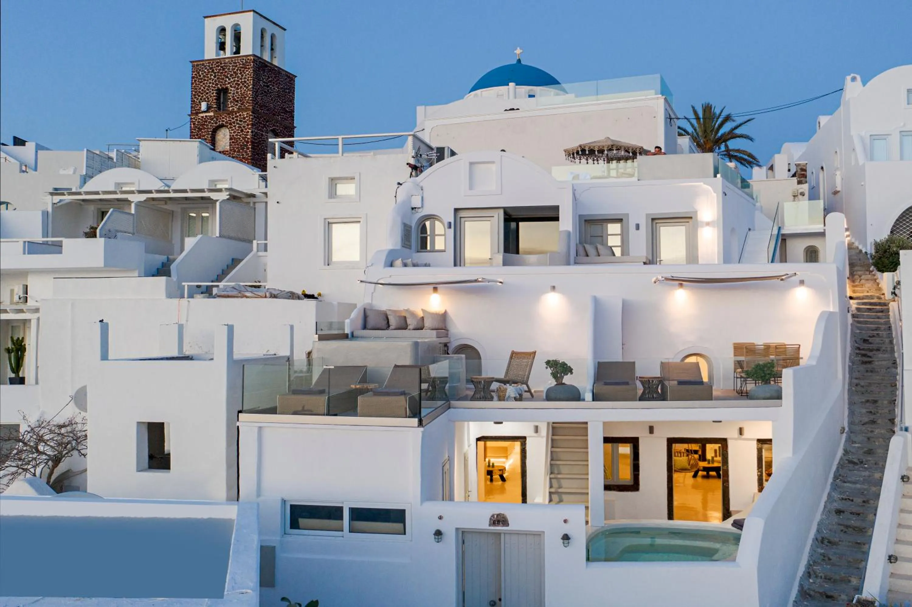 Property building in Kaleidoscope Imerovigli Suites