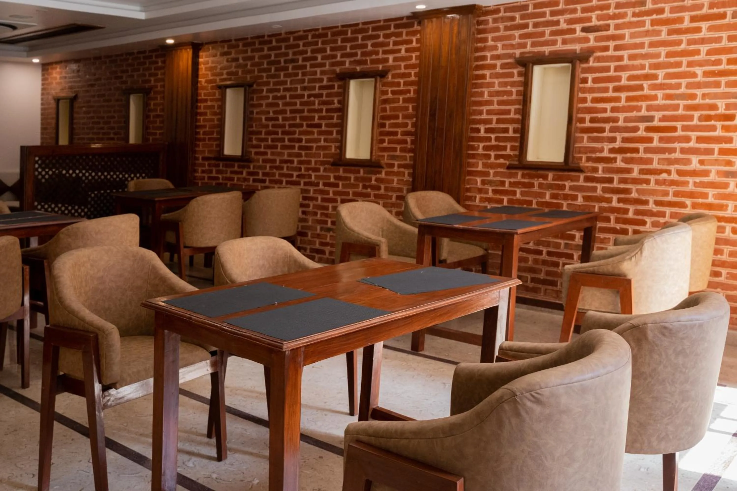 Seating area in Hotel Kailash Kutee