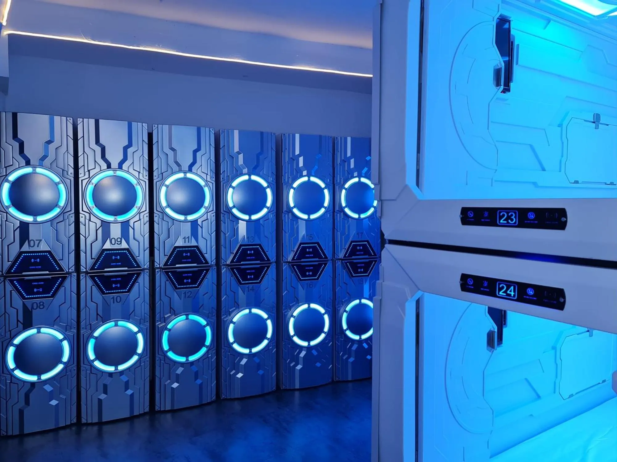 Property building in Galaxy Pods Capsule Hotel Boat Quay