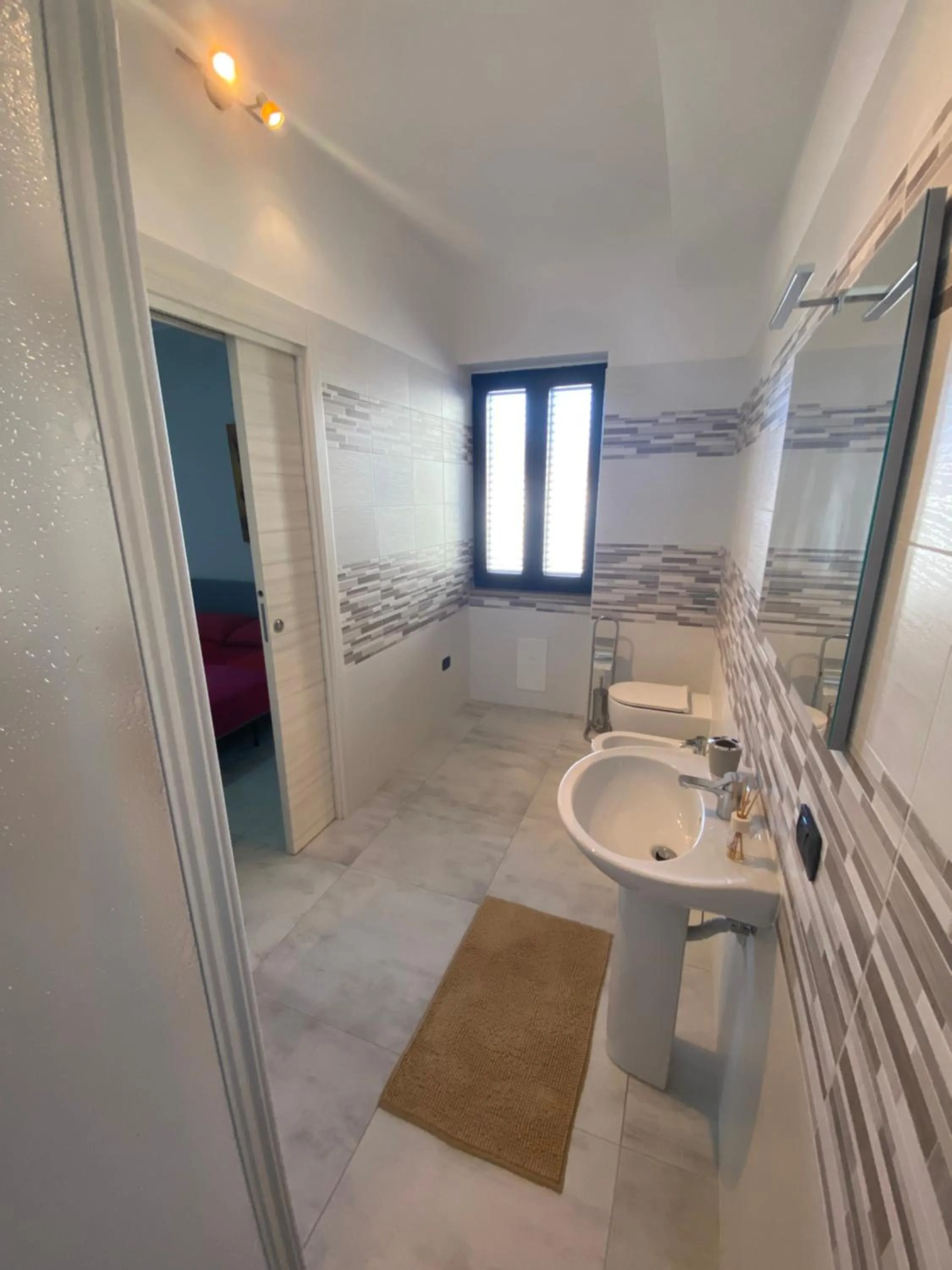 Shower in B&B Santa Colomba