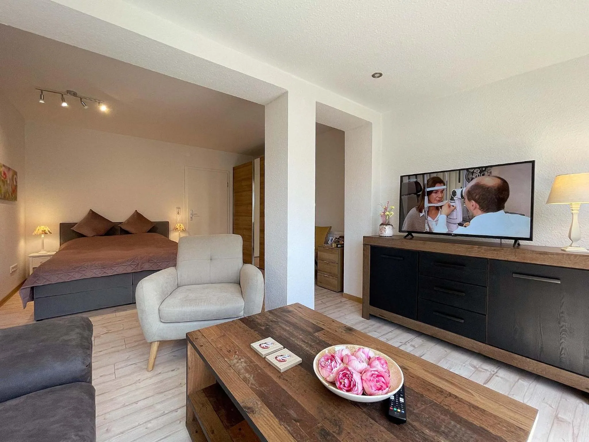 Seating area in Marions Apartments Greetsiel