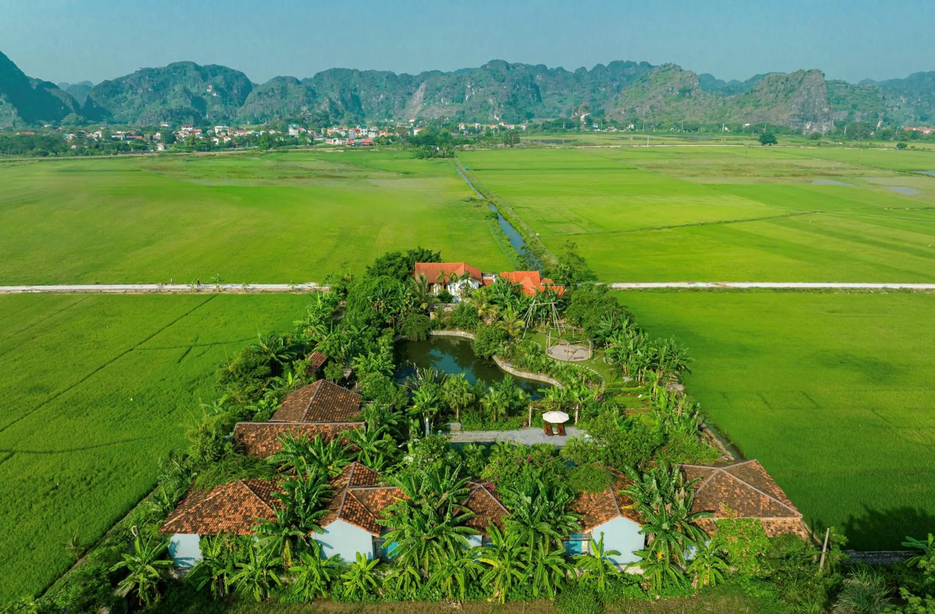 Property building in ChezCao Rice Field Ecolodge Ninh Binh