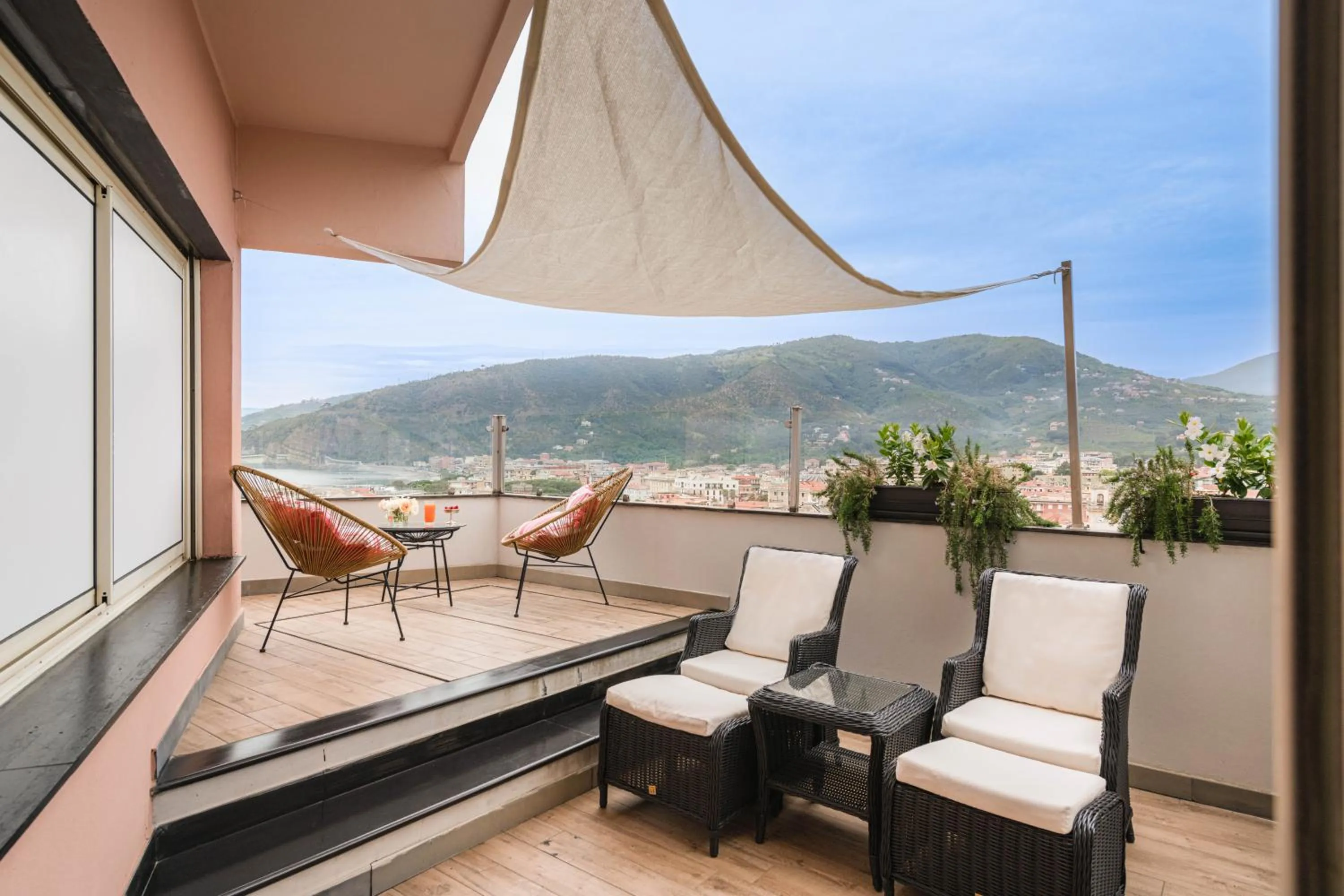 Balcony/Terrace in Hotel Vis à Vis