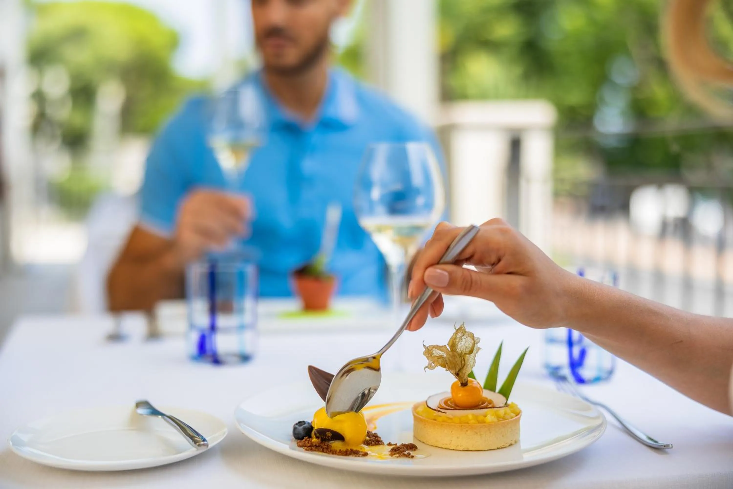 Restaurant/places to eat in Villa Rosa Hotel Desenzano