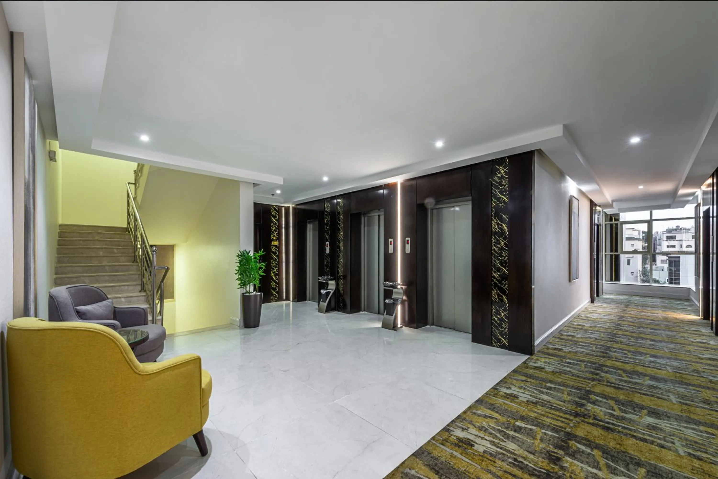 elevator in Abha Gardn Millennium Hotel