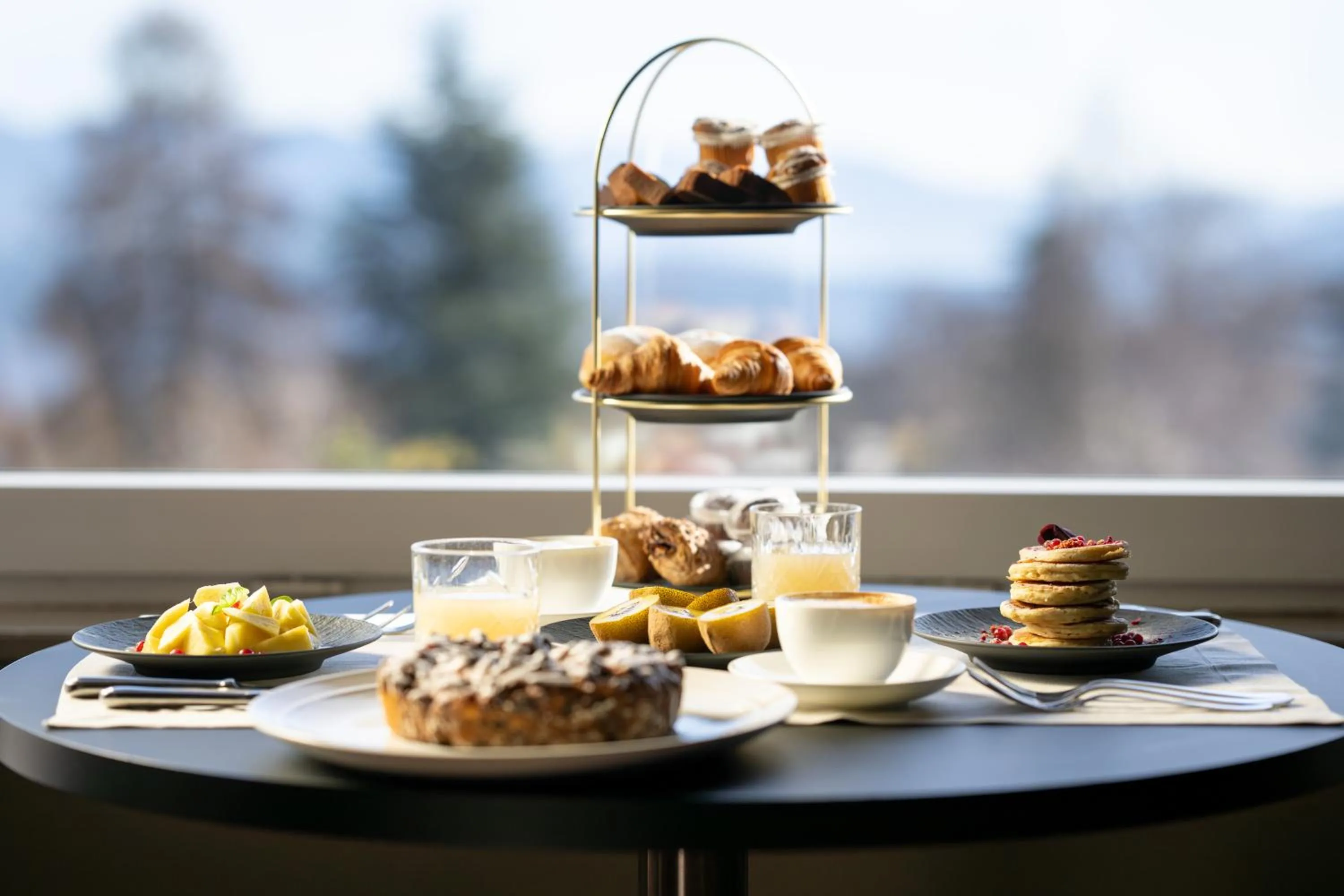 Continental breakfast in Alp Wellness Sport Hotel Panorama