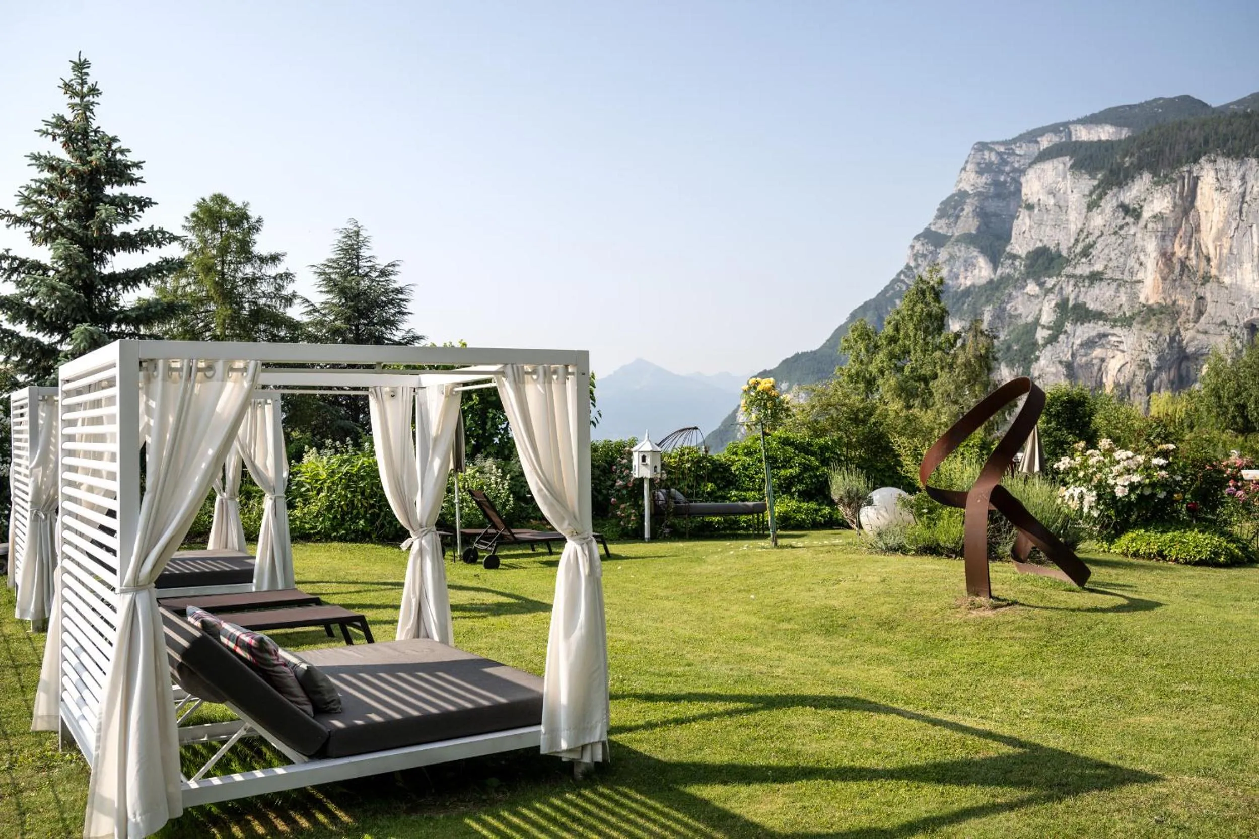 Garden in Alp Wellness Sport Hotel Panorama